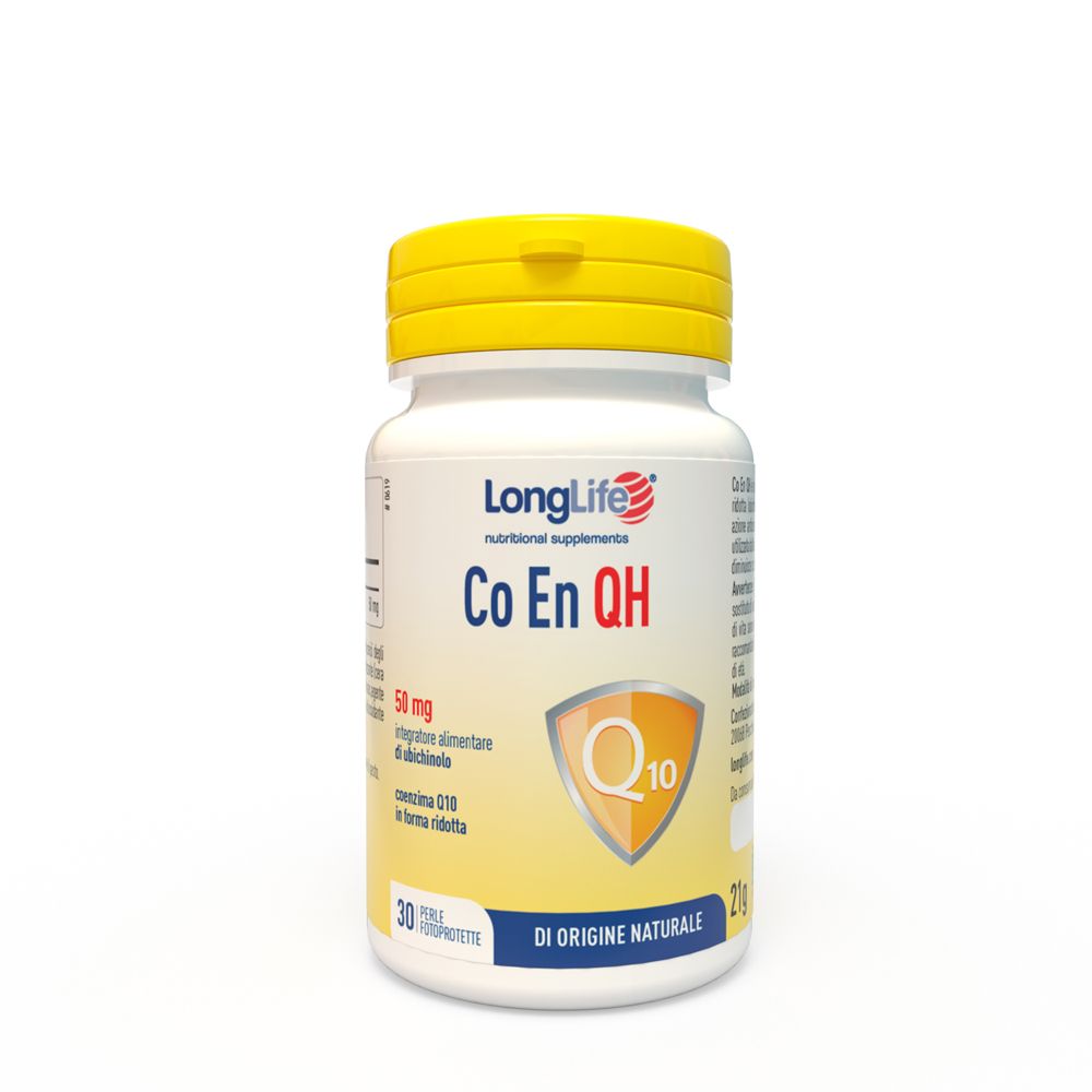 Coenzima Q10 50mg Integratore Alimentare 30 Perle Vegetariano - Longlife - Immagine 3