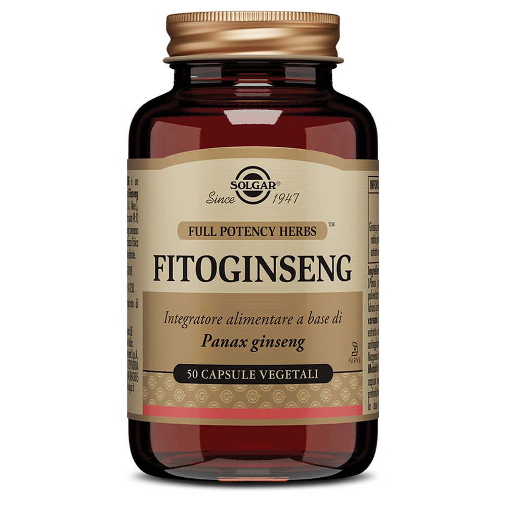 Fitoginseng Integratore Tonico Adattogeno 50 Capsule Vegetali - Solgar - Immagine 4
