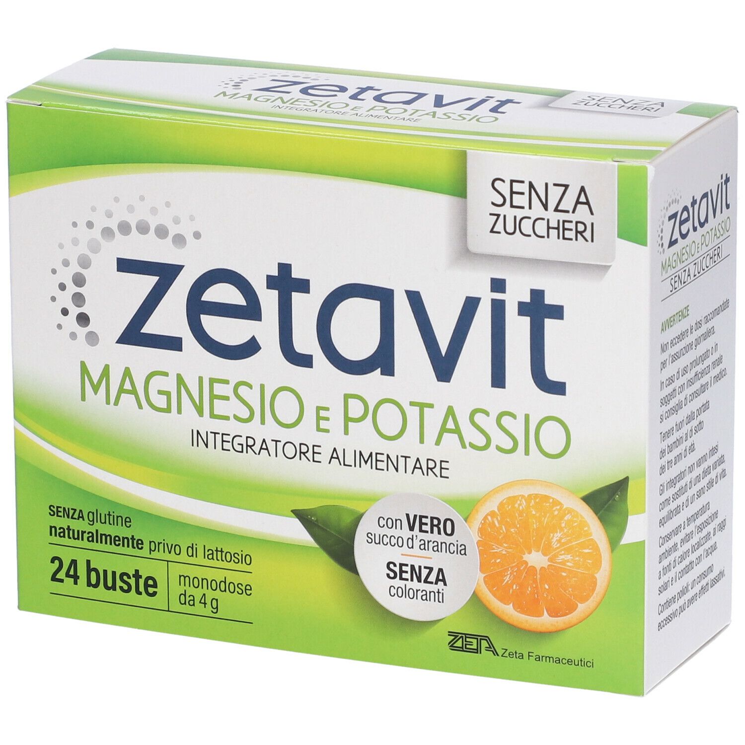 Image of Zetavit Magnesio e Potassio Senza Zuccheri Integratore Alimentare