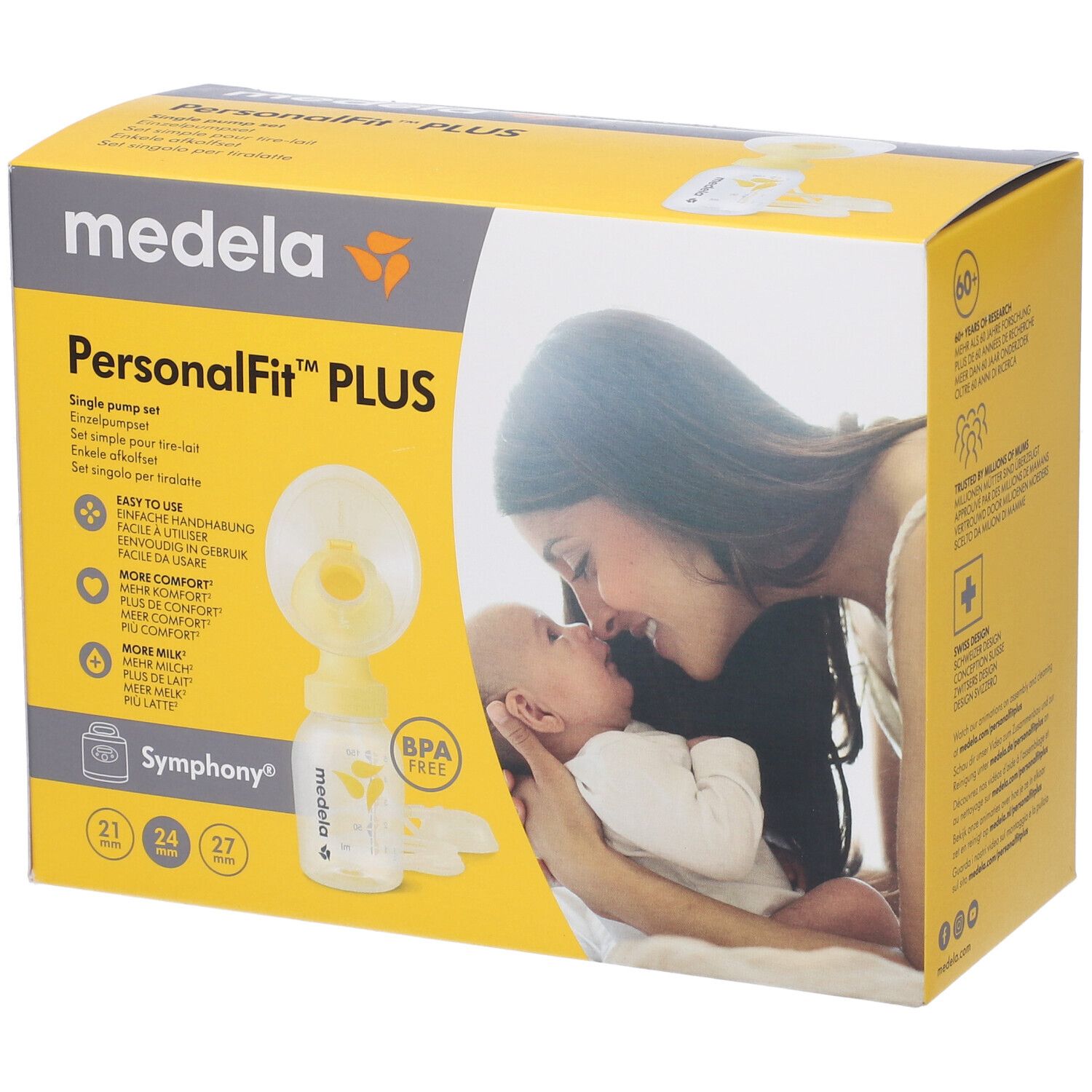 Medela Set Singolo Symphony Con Personalfit Plus (24Mm) - Immagine 6