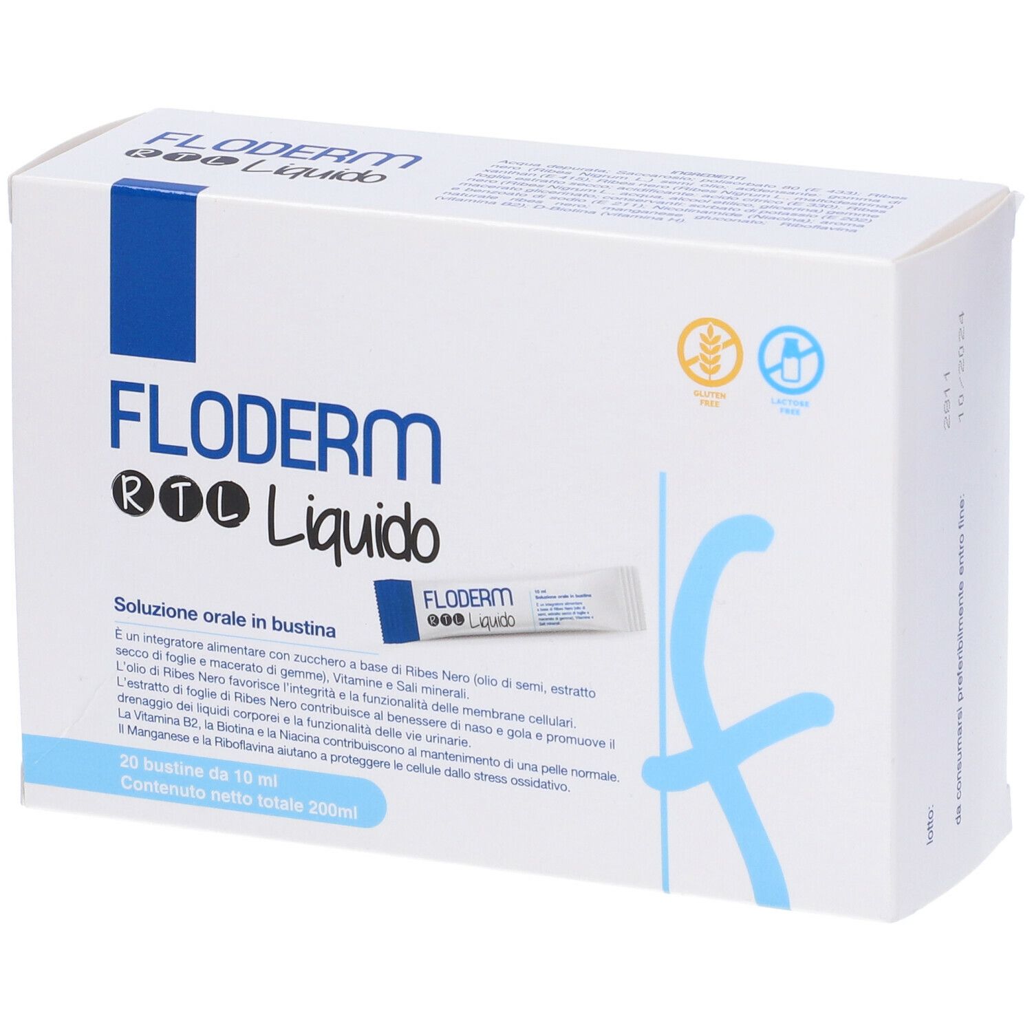 Floderm Rtl Liquido 20 Bustine 10 Ml