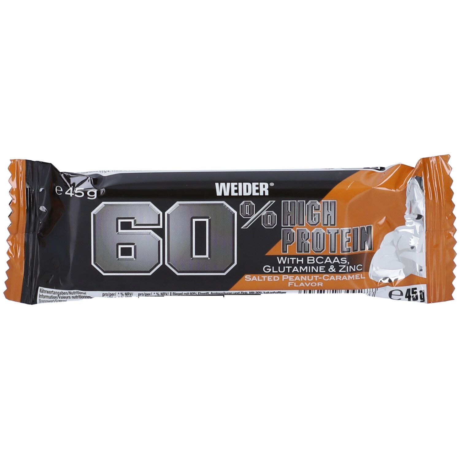 Weider 60% Protein Bar Arachidi Caramello