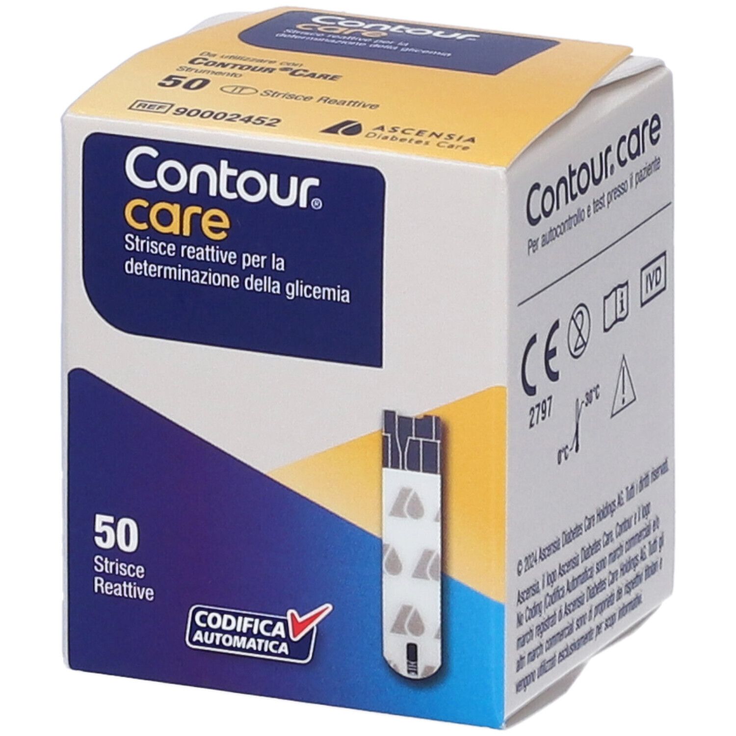 Contour Care Strisce Reattive 50 Pezzi