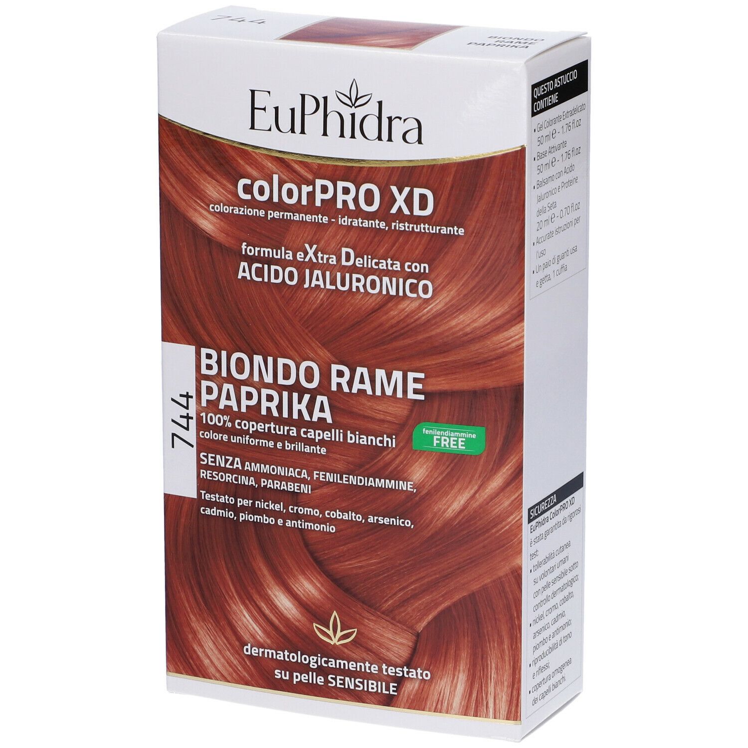 Euphidra ColorPRO XD Biondo Rame Paprica Paprika 744