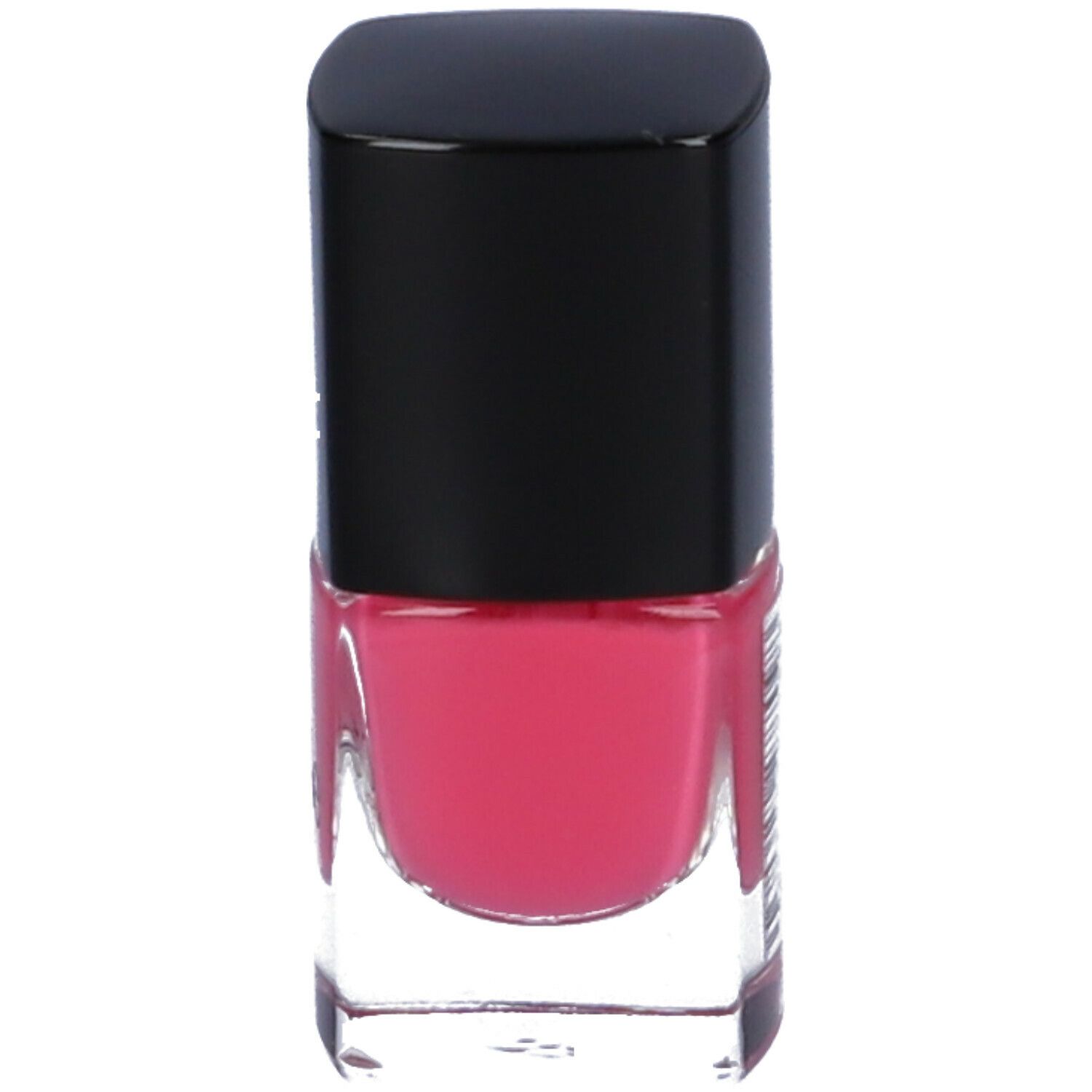 Flacone di smalto con tappo nero. Smalto rosa. Scritta: étoile by ROUGJ.