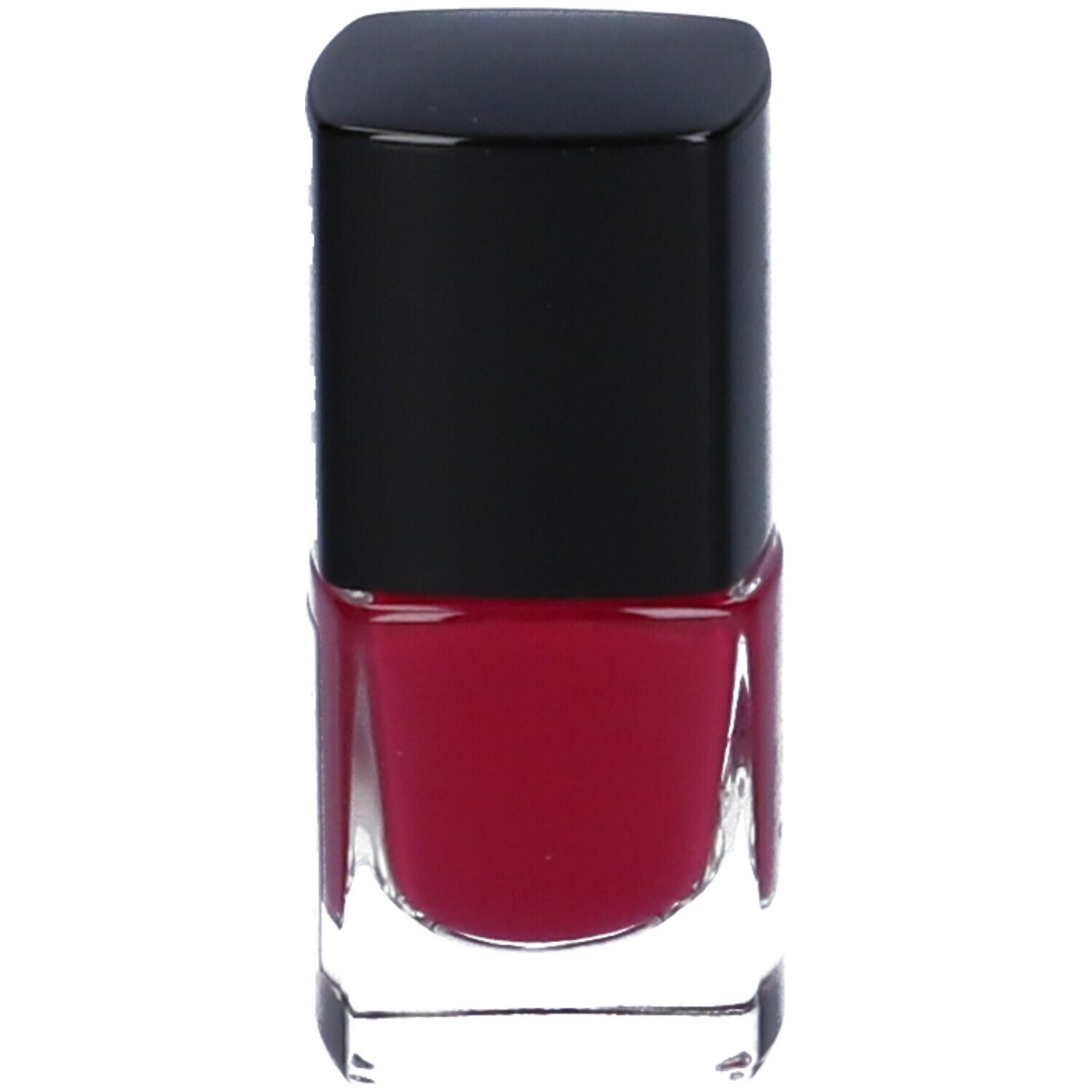 Smalto rosso in bottiglia di vetro con tappo nero. Etoile by Rougj.
