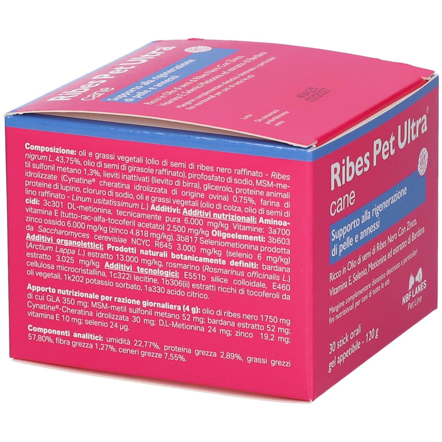 Ribes Pet Ultra Hundefutter-Box, 30 Stick-Packs, 120g.
