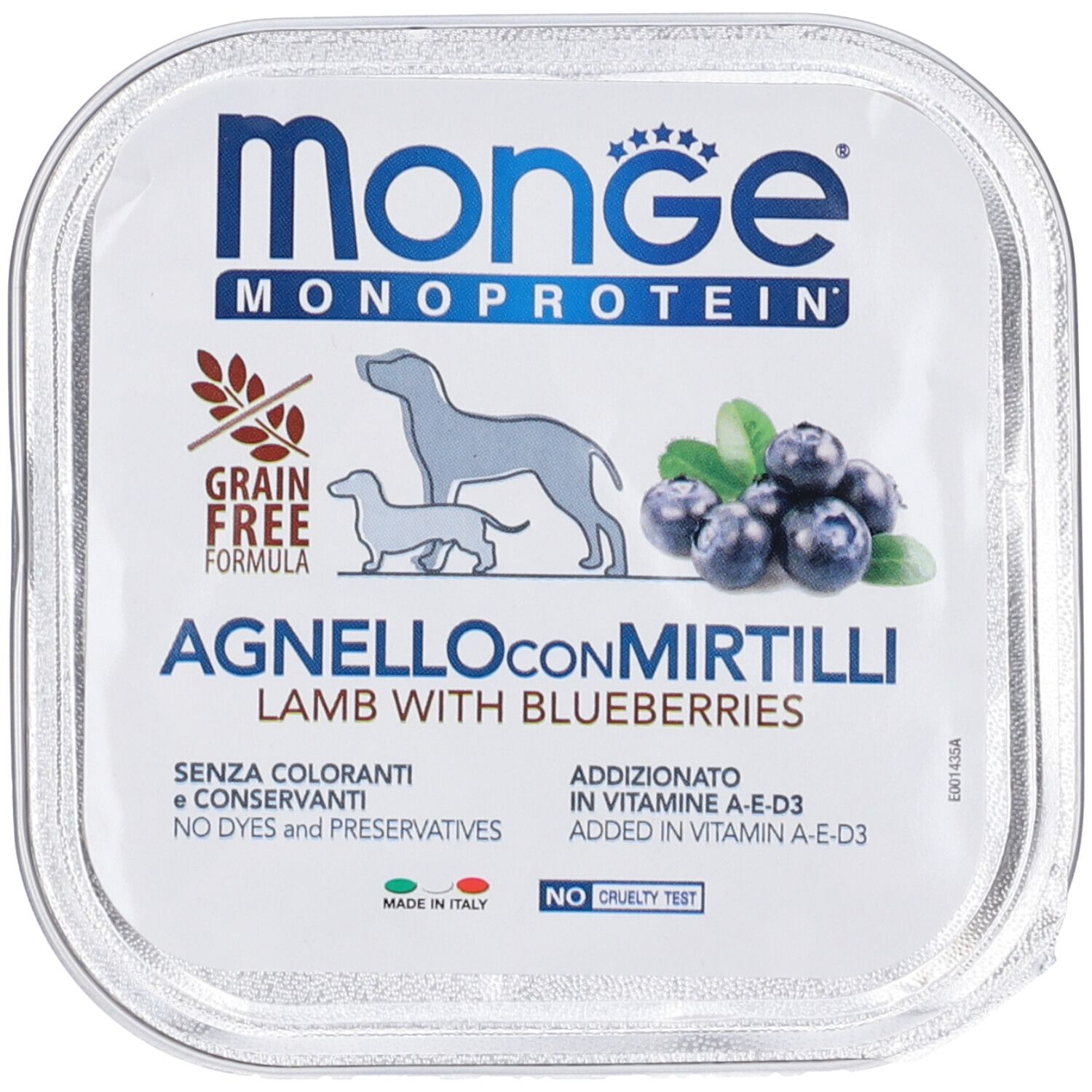 Monge Monoprotein Agnello Mirtilli Cani Adulti