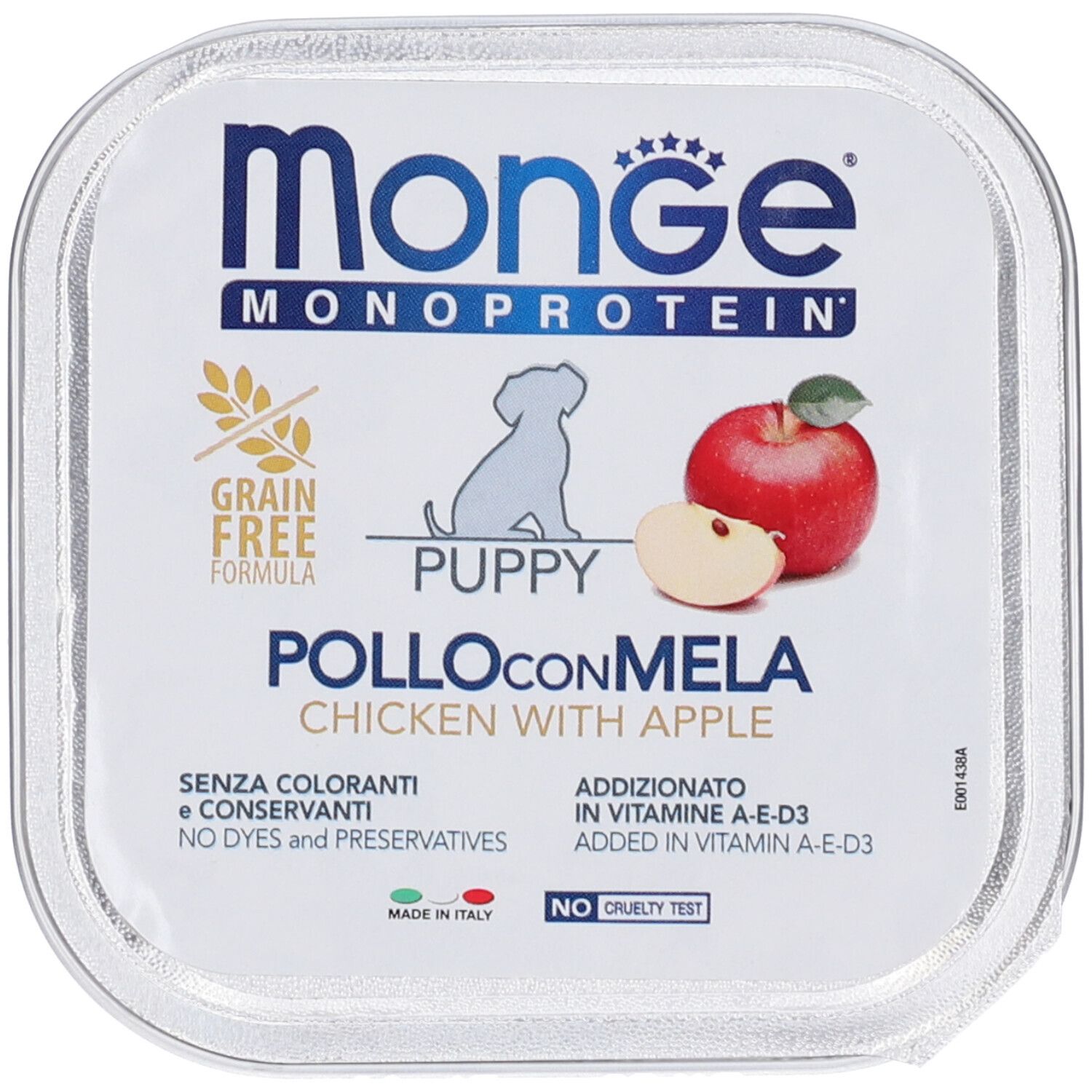 Monge Monoprotein Pollo Mela Cuccioli di Cane