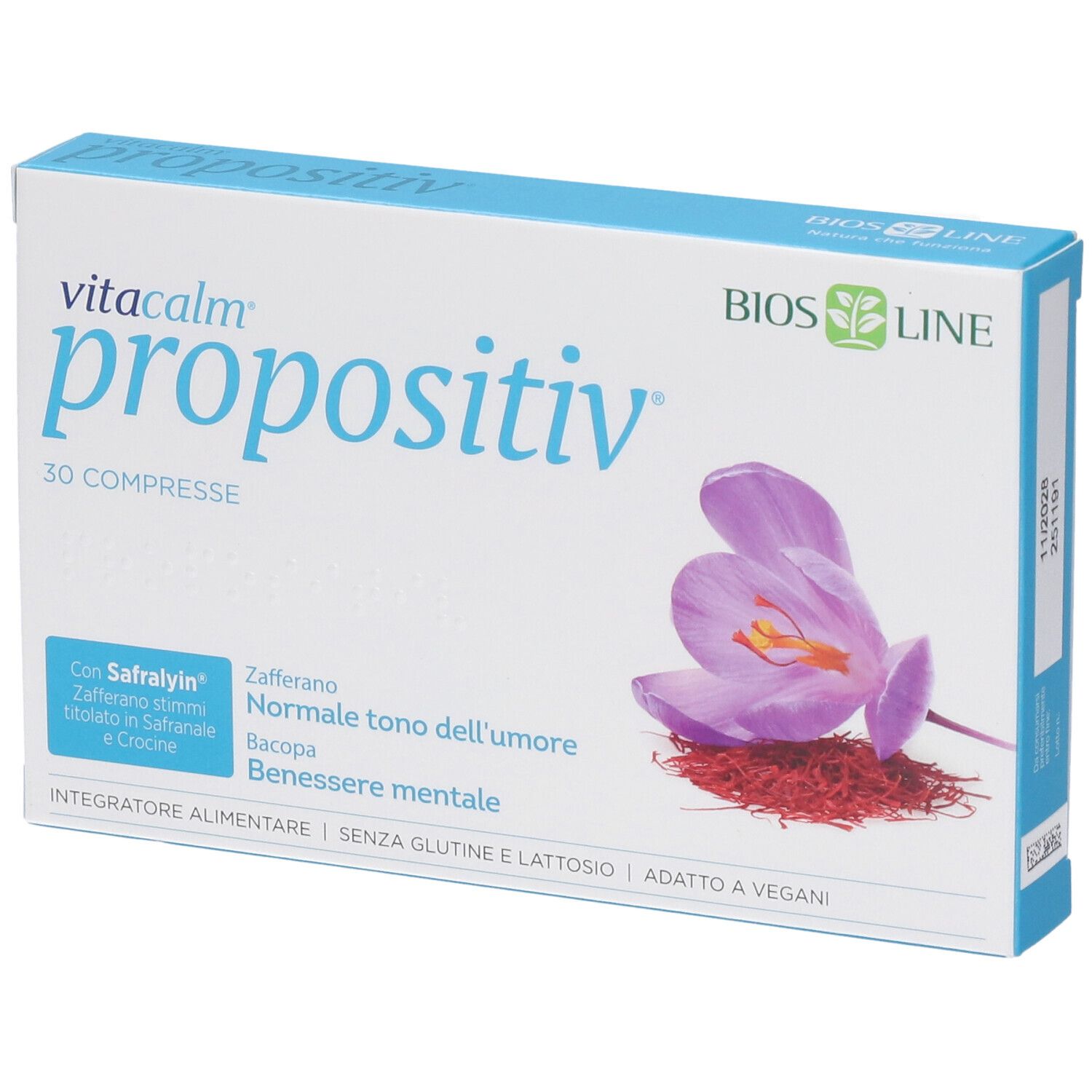 Vitacalm Bios Line Propositiv Integratore Per Umore E Stress 30 Compresse - Immagine 4