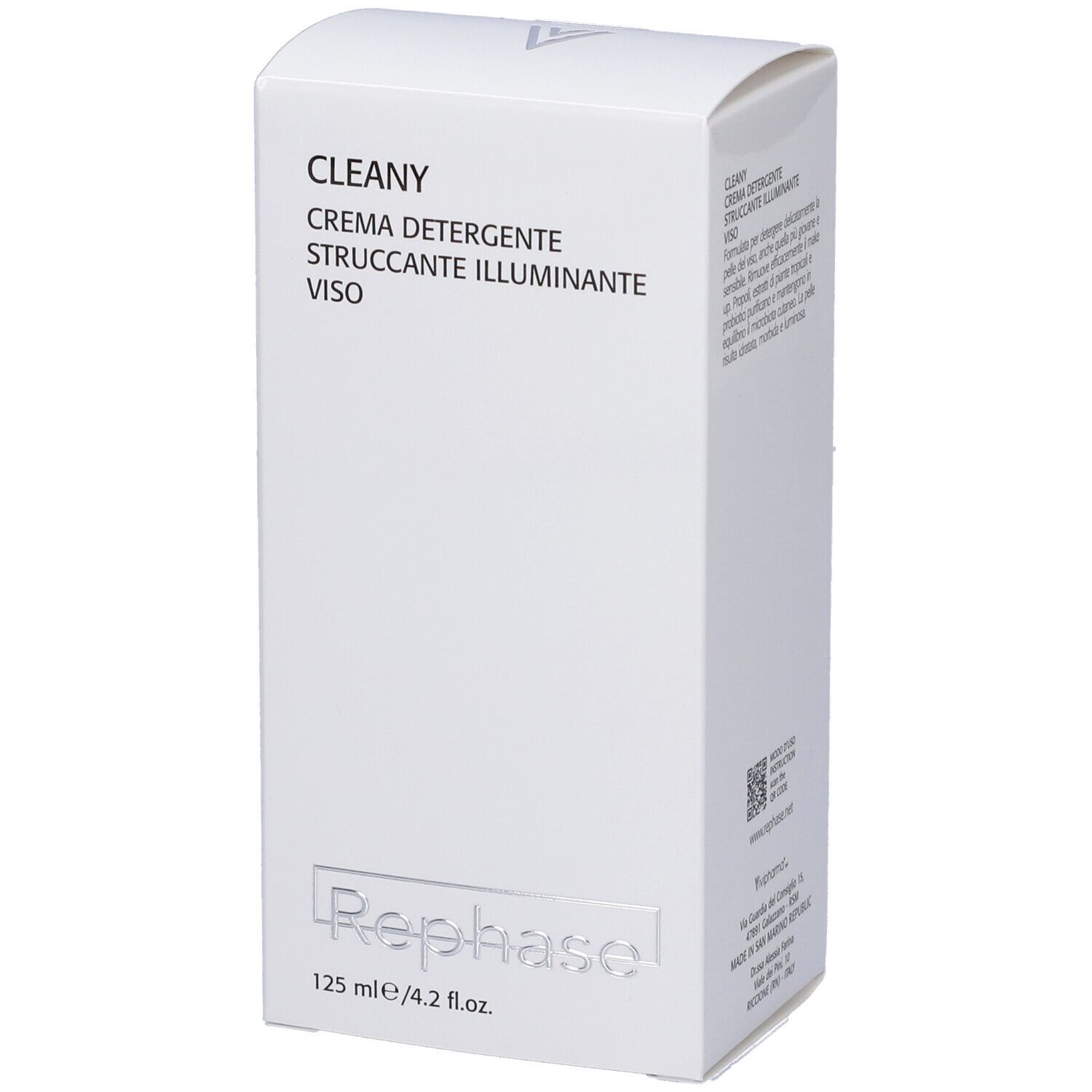 Rephase Cleany Crema Detergente Struccante Illuminante Viso
