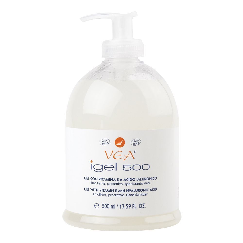 Vea Igel Gel Mani Igienizzante Vitamina E Acido Ialuronico 500 Ml