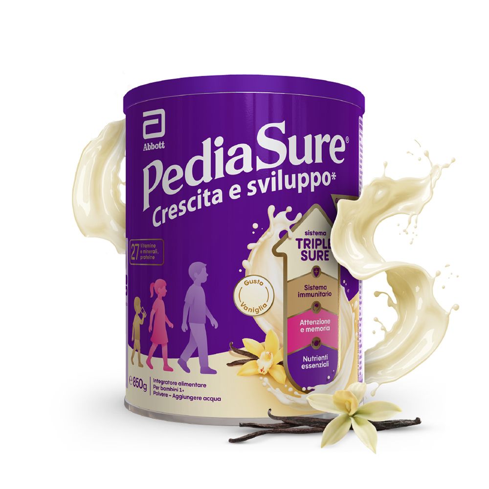Pediasure Crescita&Sviluppo Integratore Bambini polvere Vaniglia