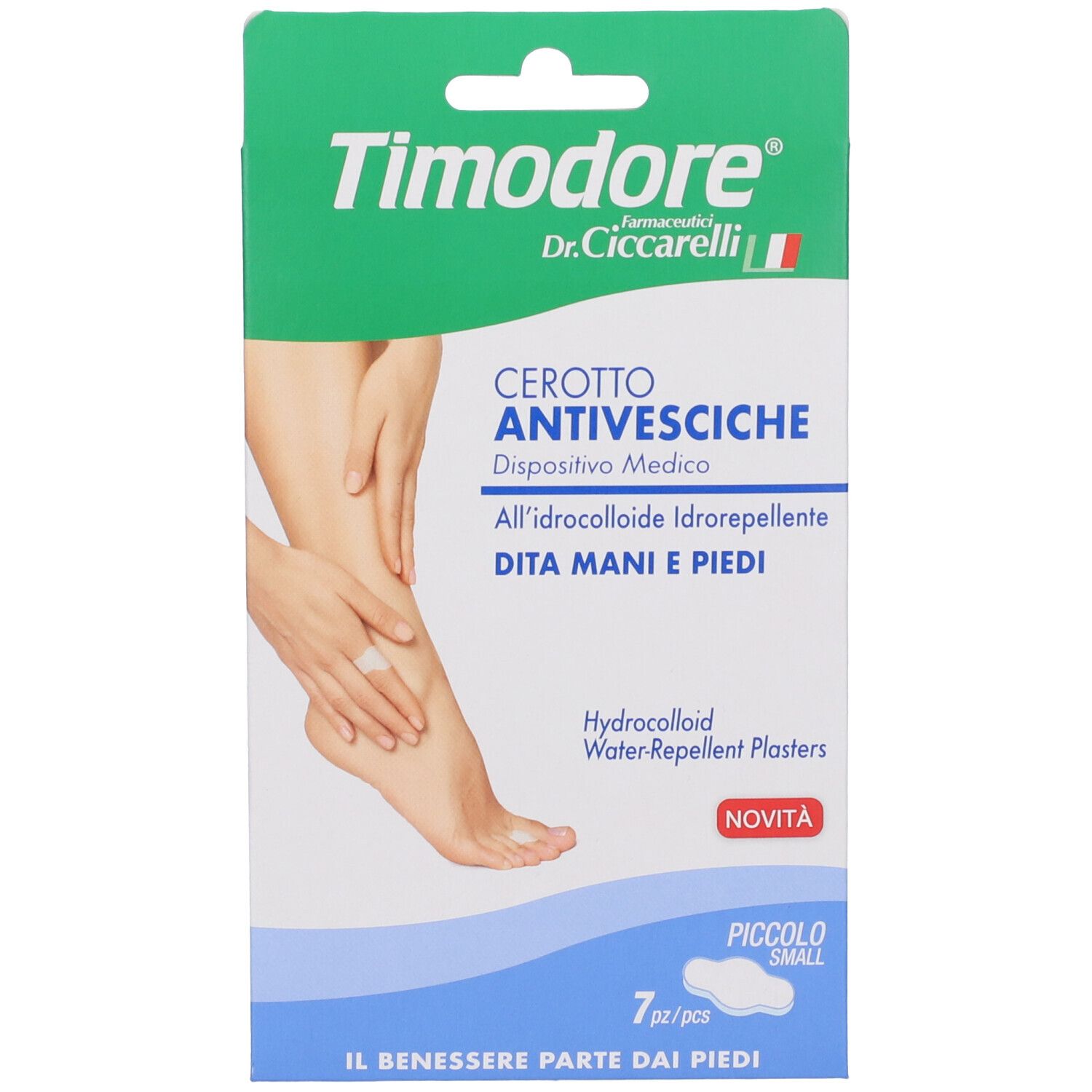 Timodore Cerotto Antivesciche Dita Mani e Piedi 7 pz Cerotto
