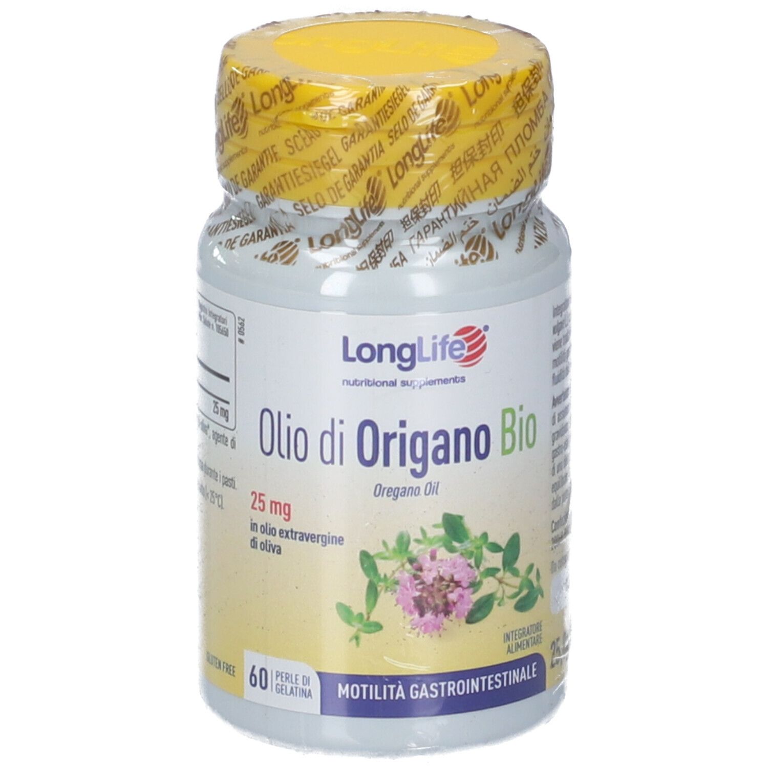 Longlife Funzioni Immunitarie Longlife® Olio Di Origano Bio 25,8 G Perle Bambino