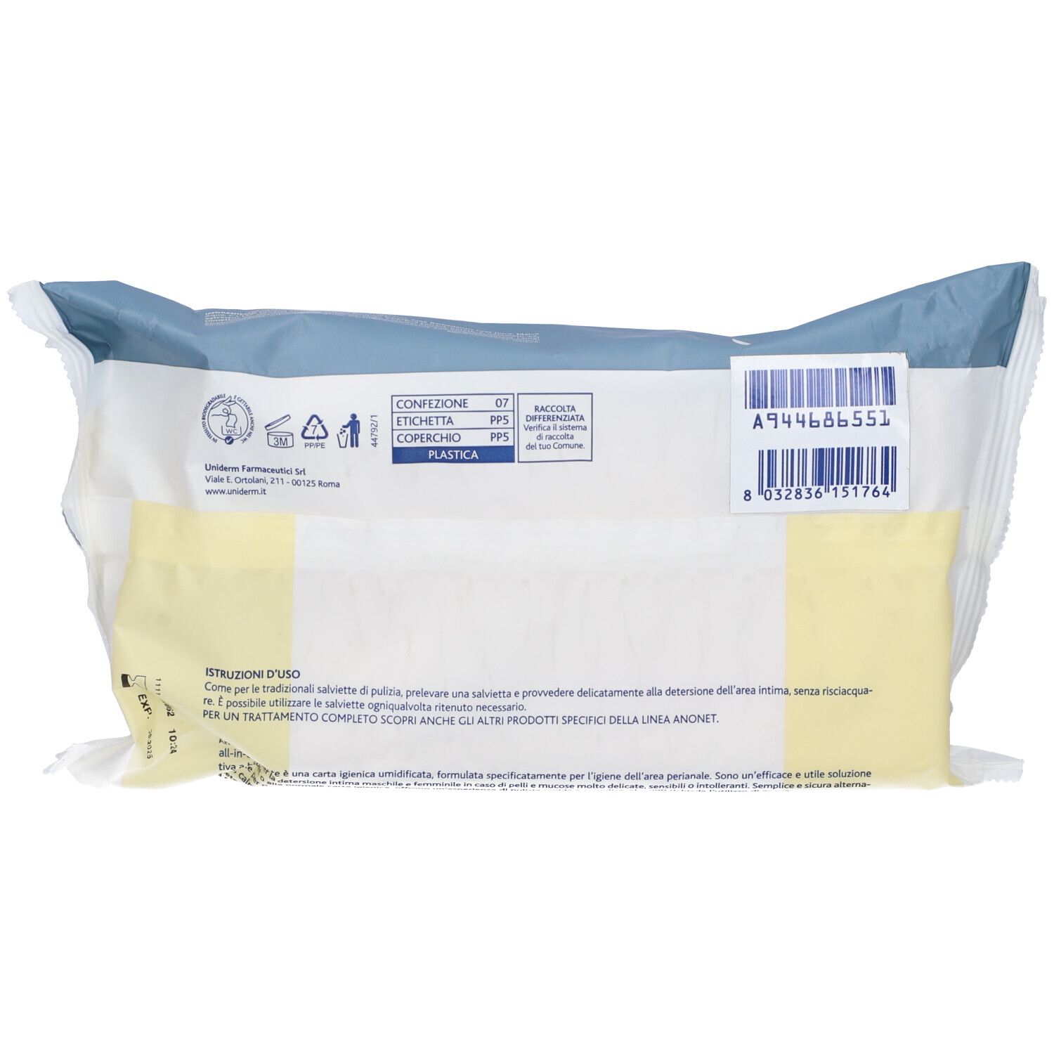 Anonet Feuchttücher 60 Stück Anonet