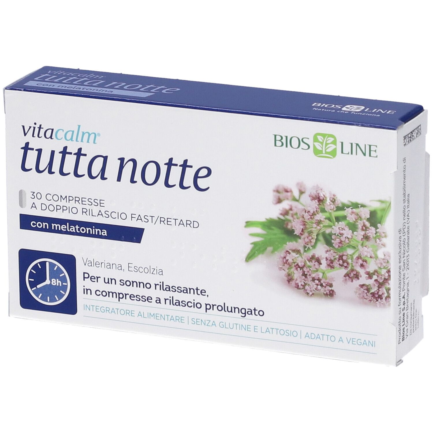 Vitacalm Tutta Notte MEL 30Cpr 1 St Tabletten