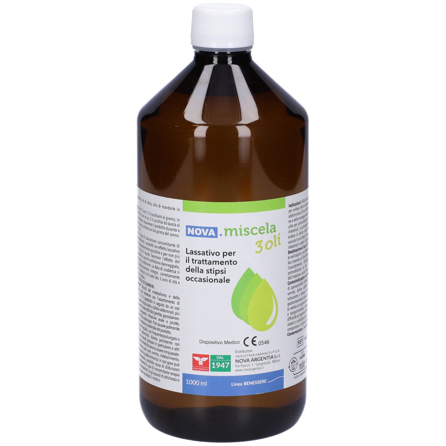 Nova Argentia Nova Miscela 3 Oli 1 Litro - Immagine 3