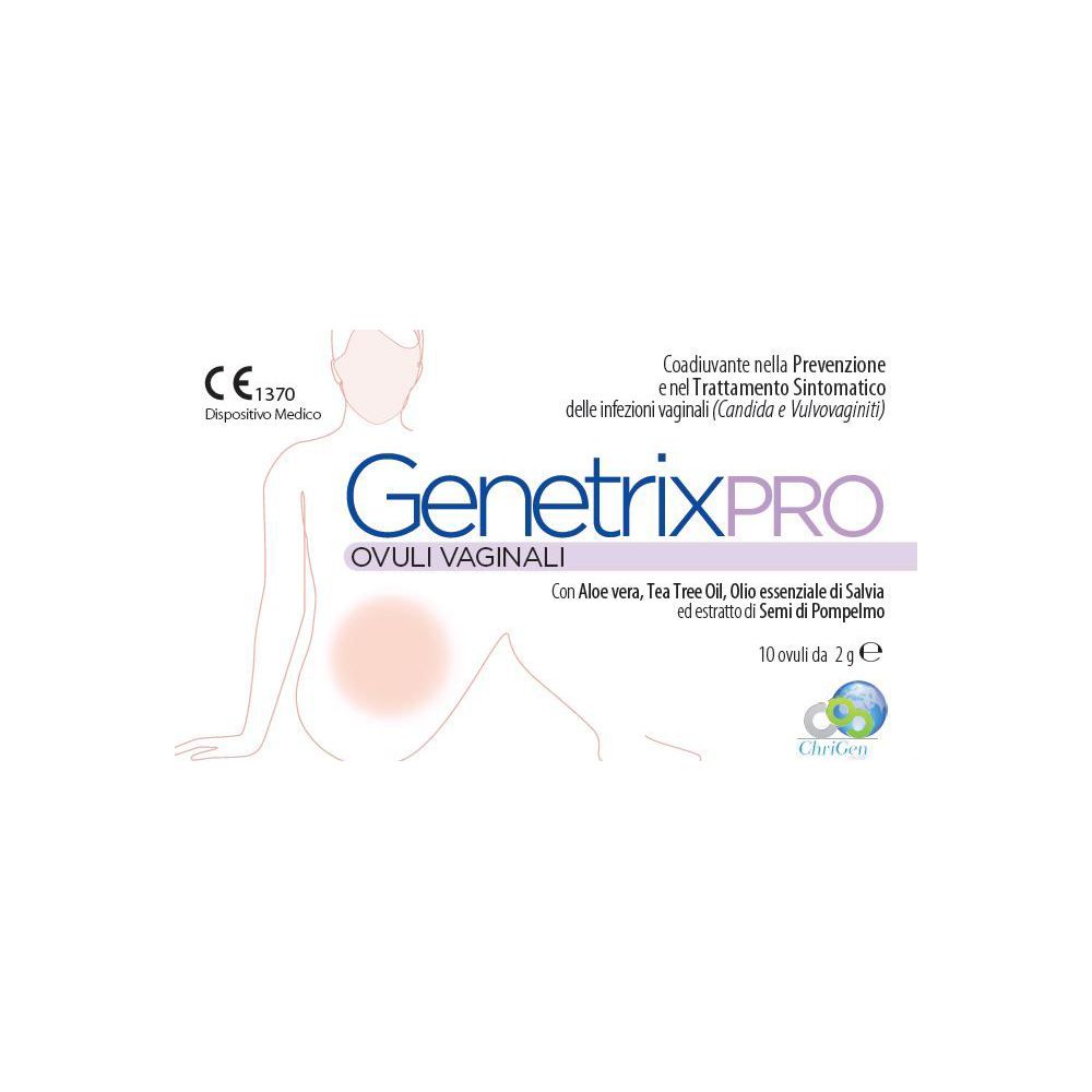 Genetrix Pro 10 Ovuli Vaginali 2 G