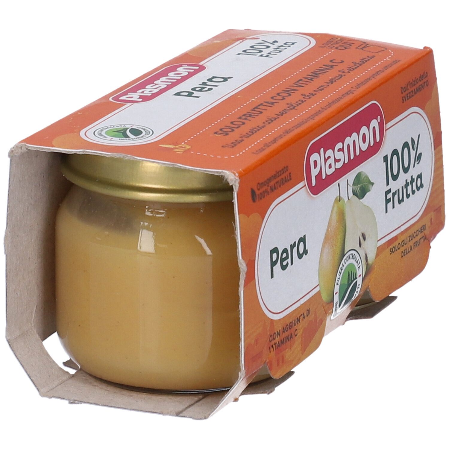 Plasmon Omog Pera 2X80G