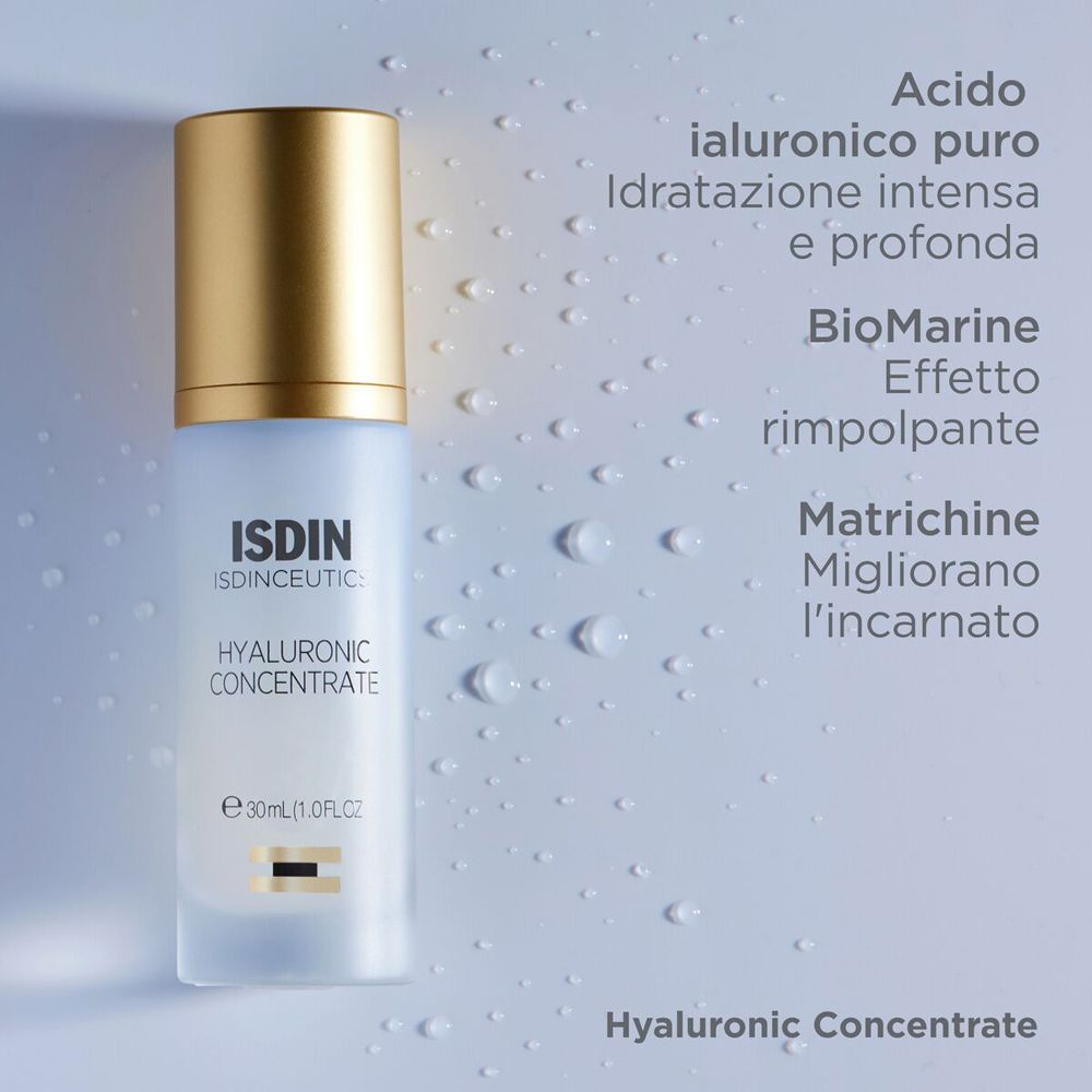 ISDIN Isdinceutics Hyaluronic Concentrate  Siero Viso Leggero Ultraidratante Con Acido Ialuronico
