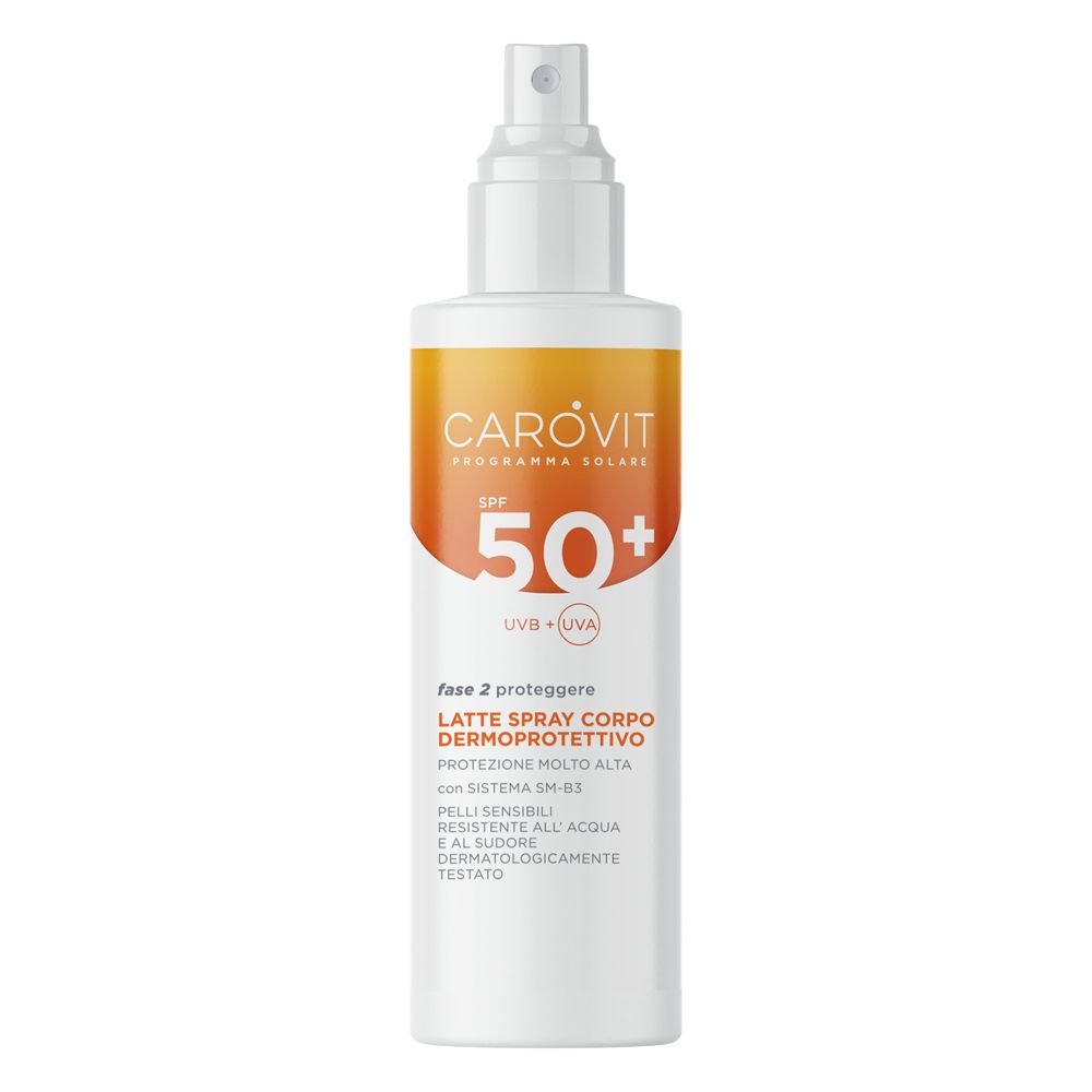 Carovit Latte Spray Corpo Dermoprotettivo Spf 50+ 200 Ml