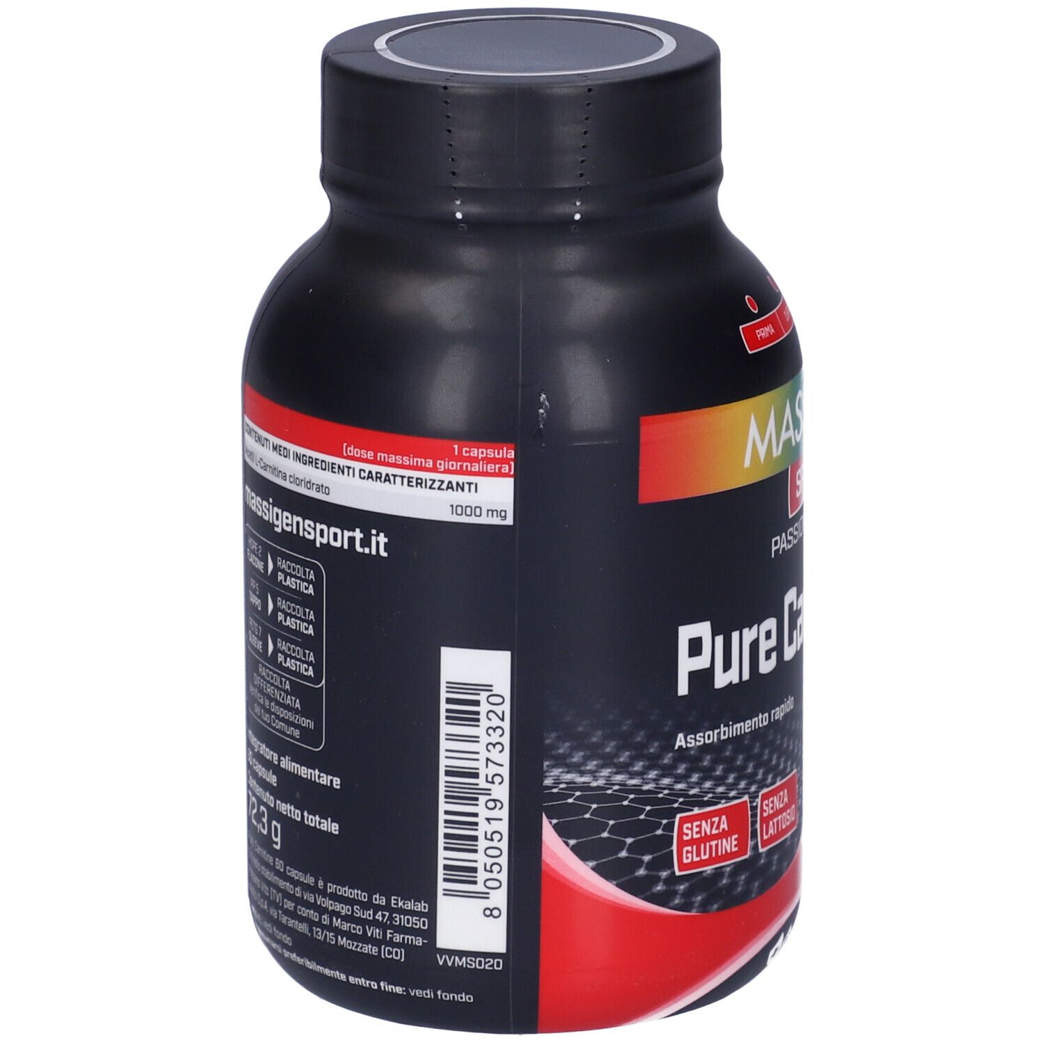 Massigen Sport - Marco Viti Pure Carnitine 60 Capsule - Immagine 3