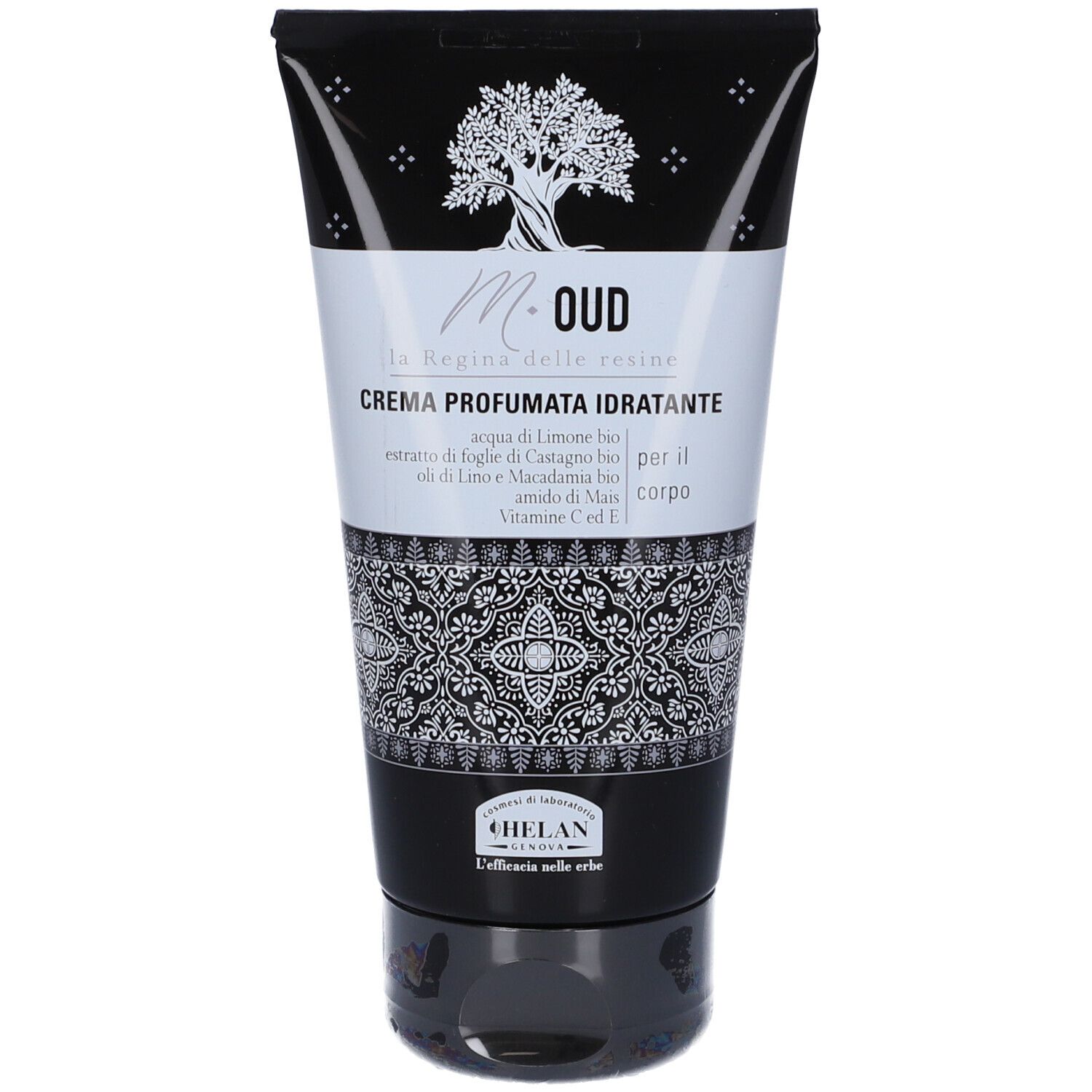 M-Oud Crema Profumata Idratante con Oli Biologici di Lino e Macadamia 150 ml - Helan - Immagine 4