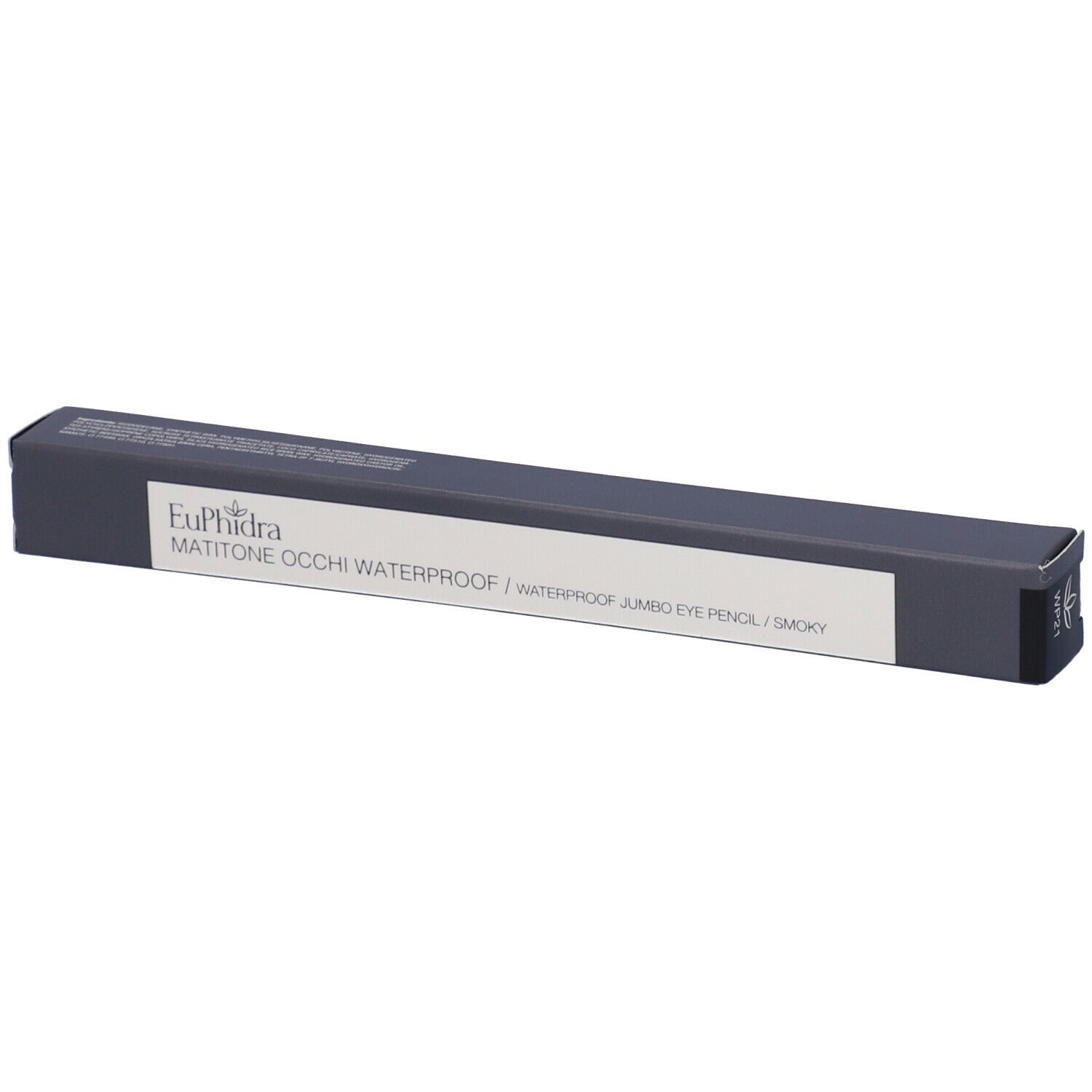 Confezione grigio scuro. Scritta: Euphidra Matitone Occhi Waterproof WP21 Smoky.