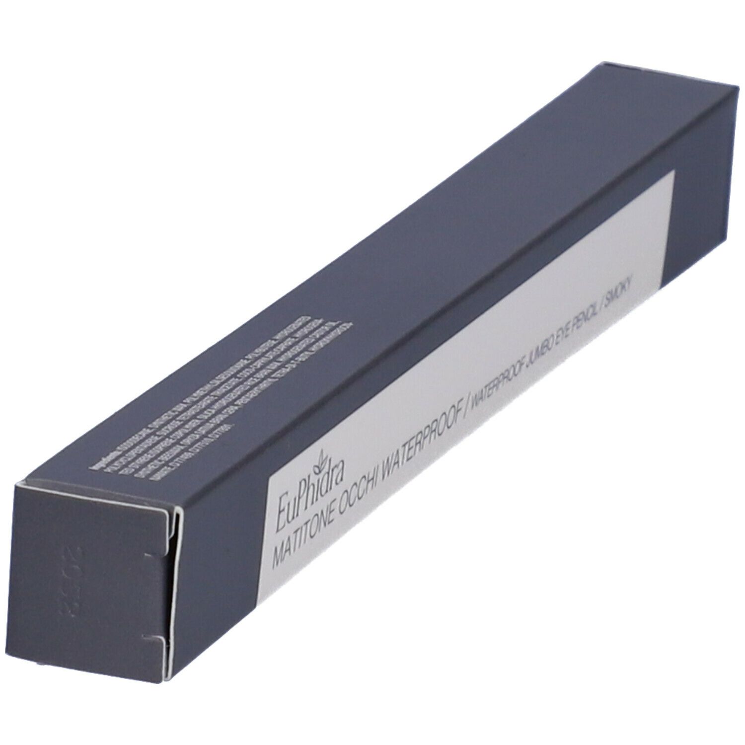Confezione grigio scuro. Scritta: Euphidra Matitone Occhi Waterproof WP21 Smoky.