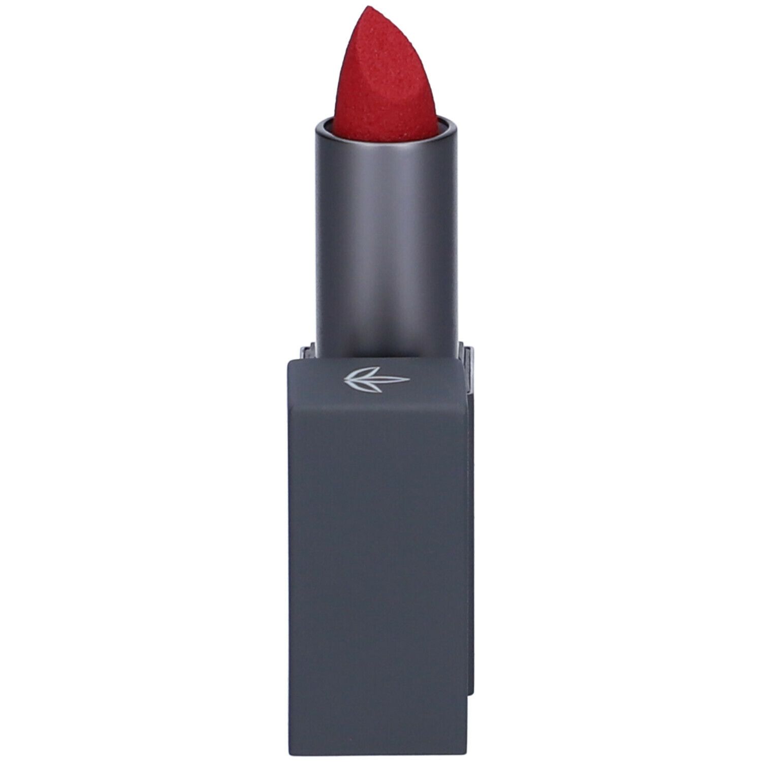 Rossetto rosso con astuccio e cappuccio antracite. Marchio Euphidra.
