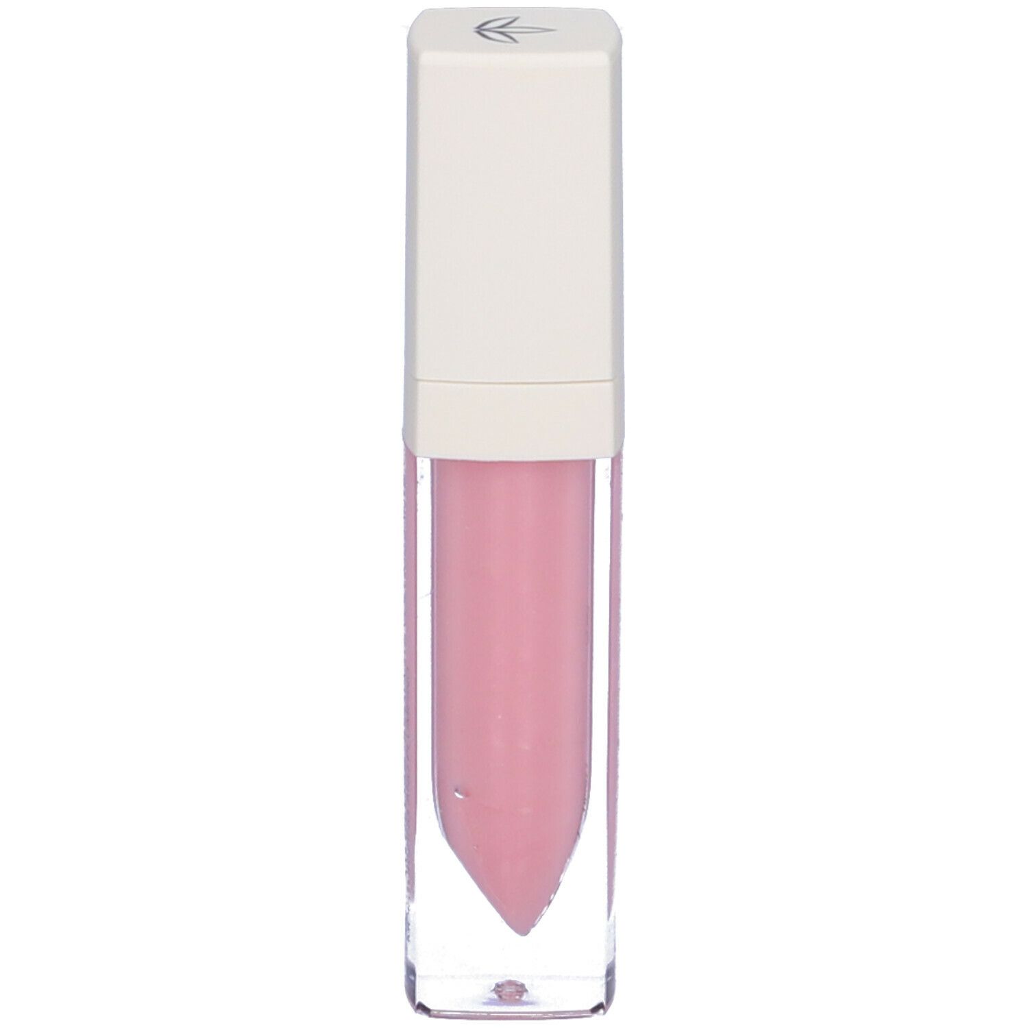 Lucidalabbra rosa in flacone rettangolare trasparente con tappo bianco. Scritta: Dream Gloss, idratante.