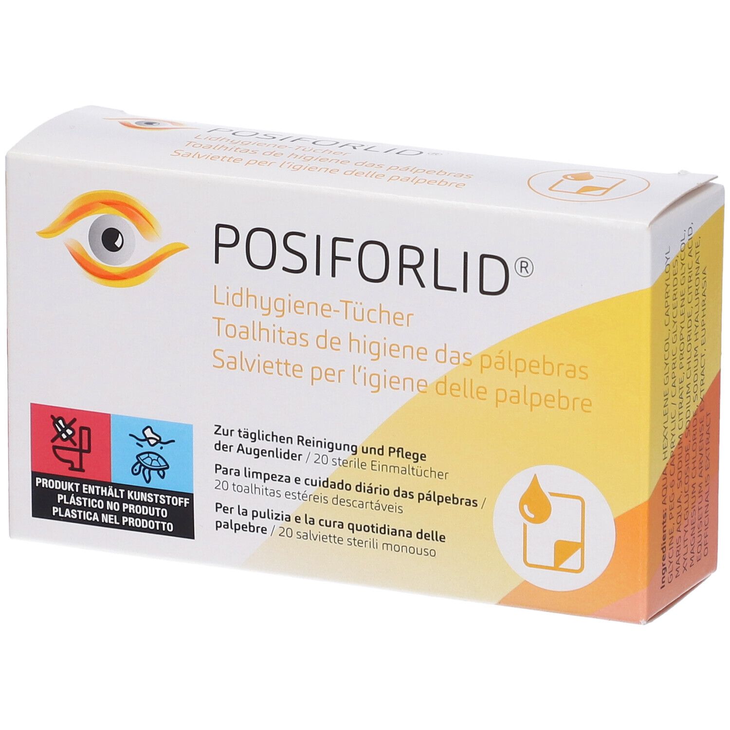 Posiforlid Salviette per l'Igiene delle Palpebre