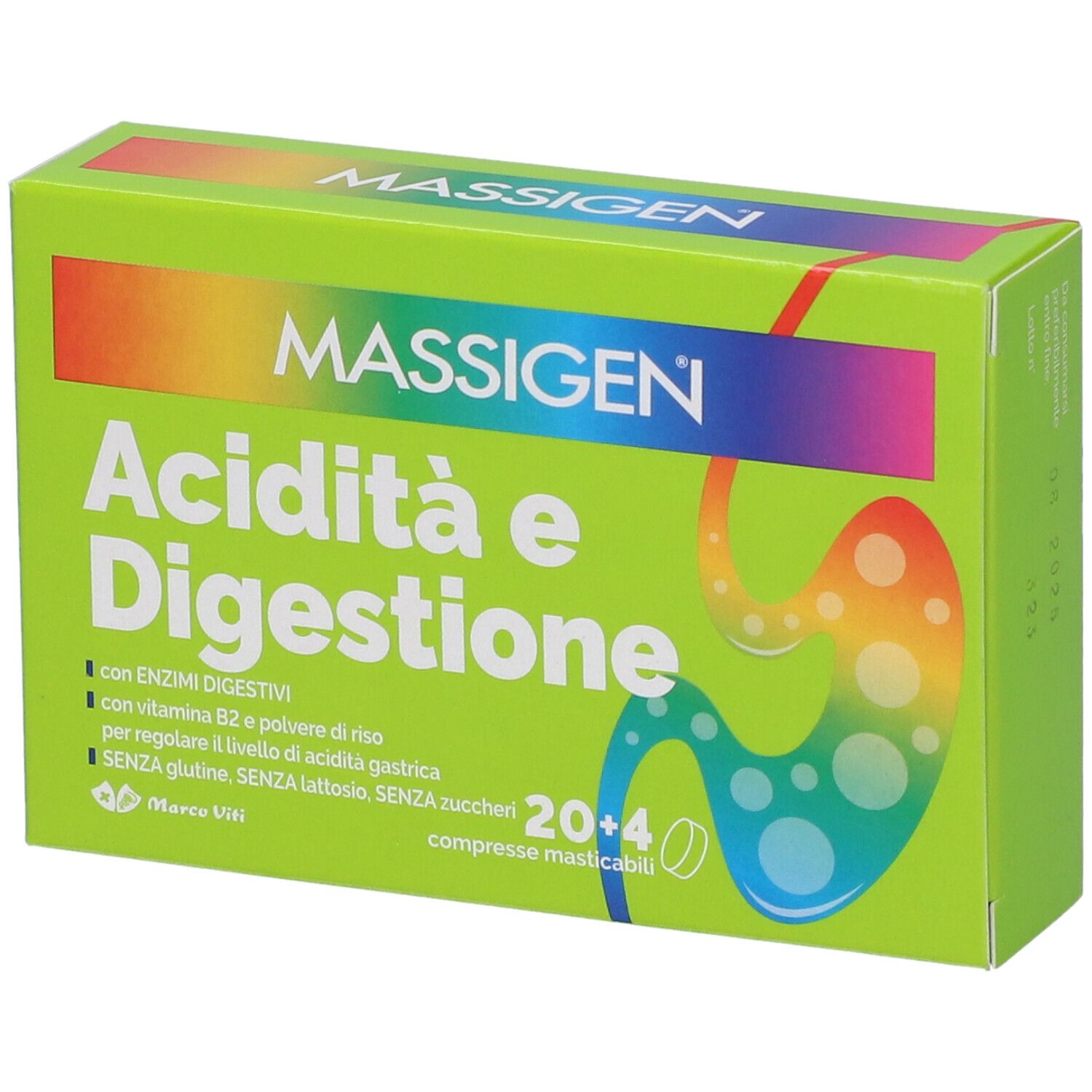 MASSIGEN Acidità e Digestione Compresse Masticabili