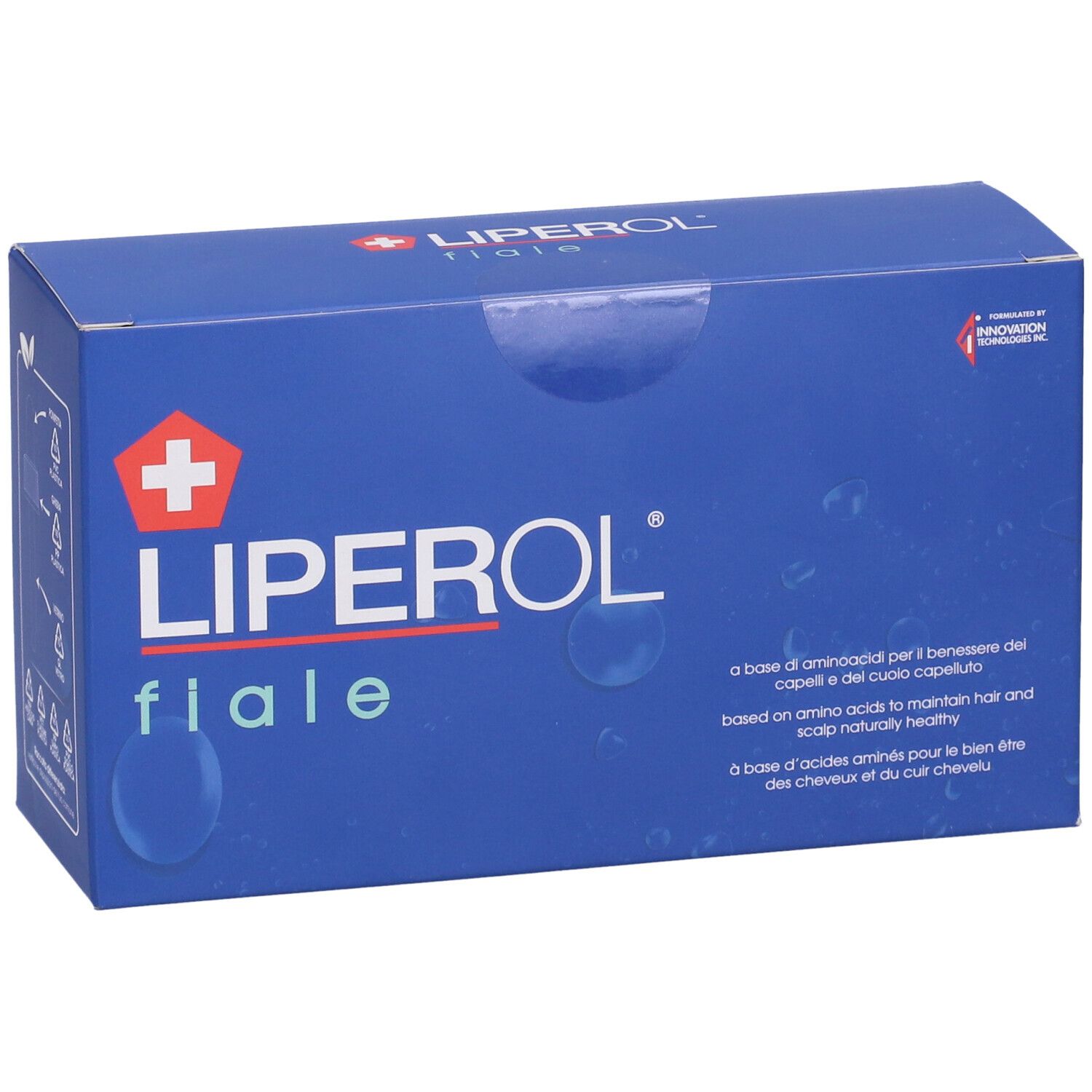 LIPEROL fiale Box mit Aminosäuren für Haar und Kopfhaut.