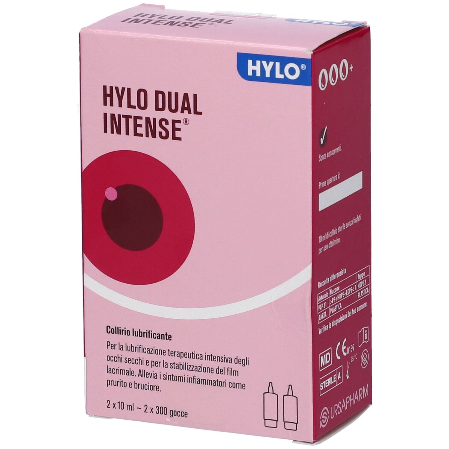 Hylo Dual Intense Collirio 2 Flaconcini Da 10 Ml