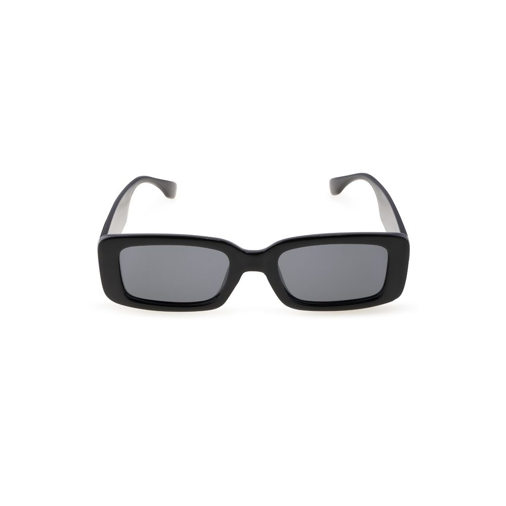 Contacta Bold Nero Con Lente Nera Occhiale Da Sole Polarizzato