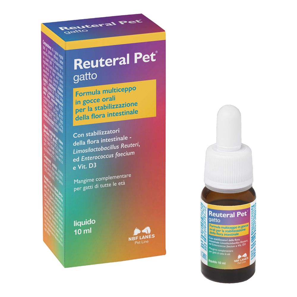 Reuteral Pet gatto Tropfen für Katzen. 10ml Flüssigkeit zur Stabilisierung der Darmflora.