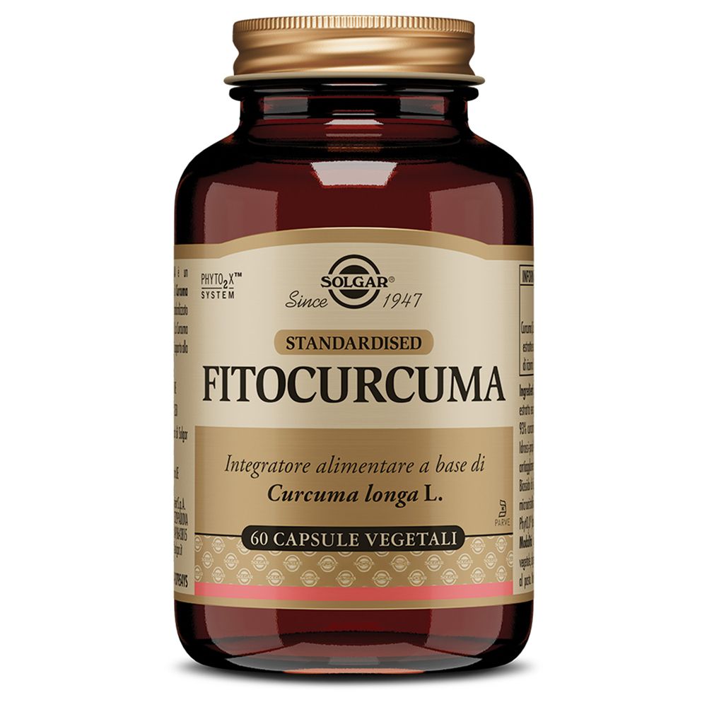 Solgar Nero Fitocurcuma 60 Capsule Vegetali - Immagine 4