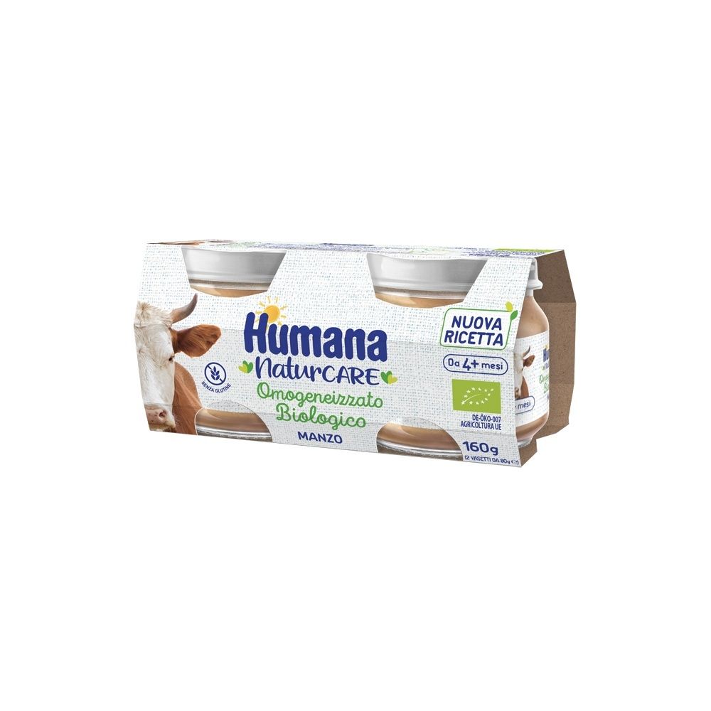 Humana Naturcare Omogeneizzato Biologico Manzo