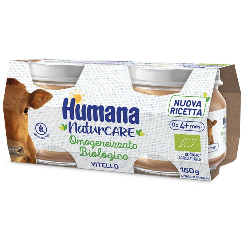 Humana Naturcare Omogeneizzato Biologico Vitello