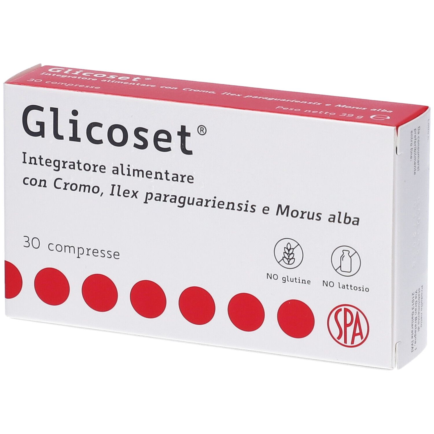 Glicoset 30Cpr 39 g Tabletten