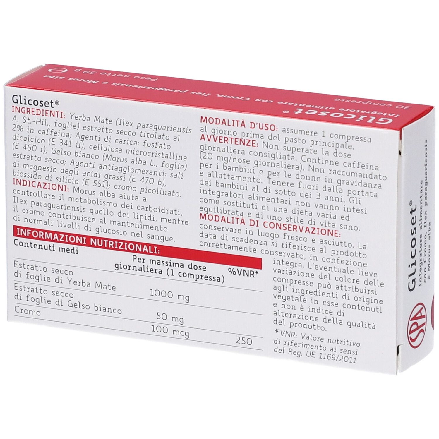 Glicòset, 30 Tabletten.