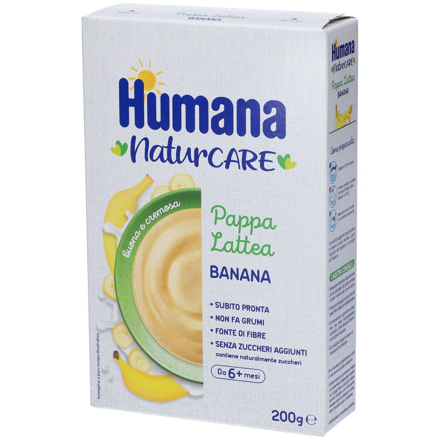 Humana Pappa Lattea Banana