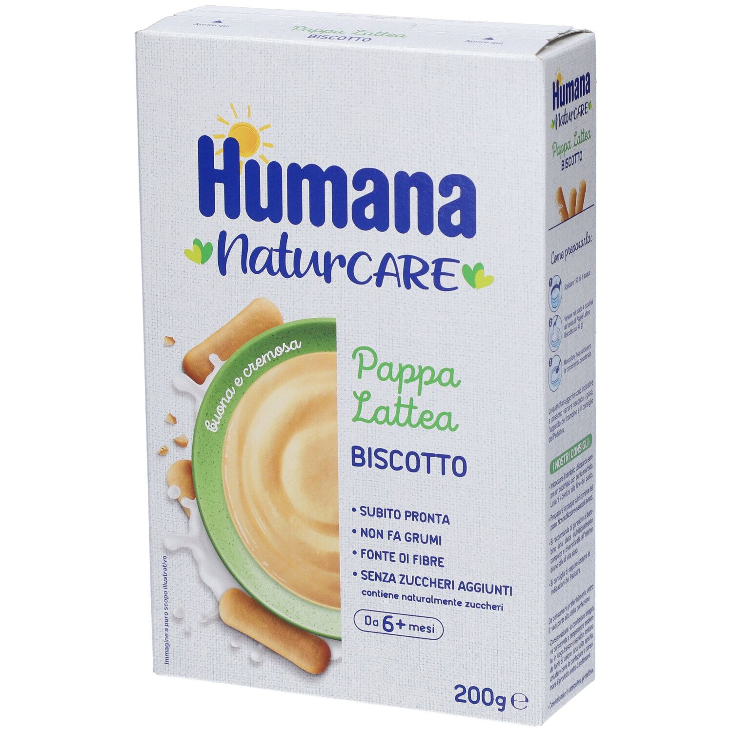Humana Naturcare Pappa Lattea Biscotto