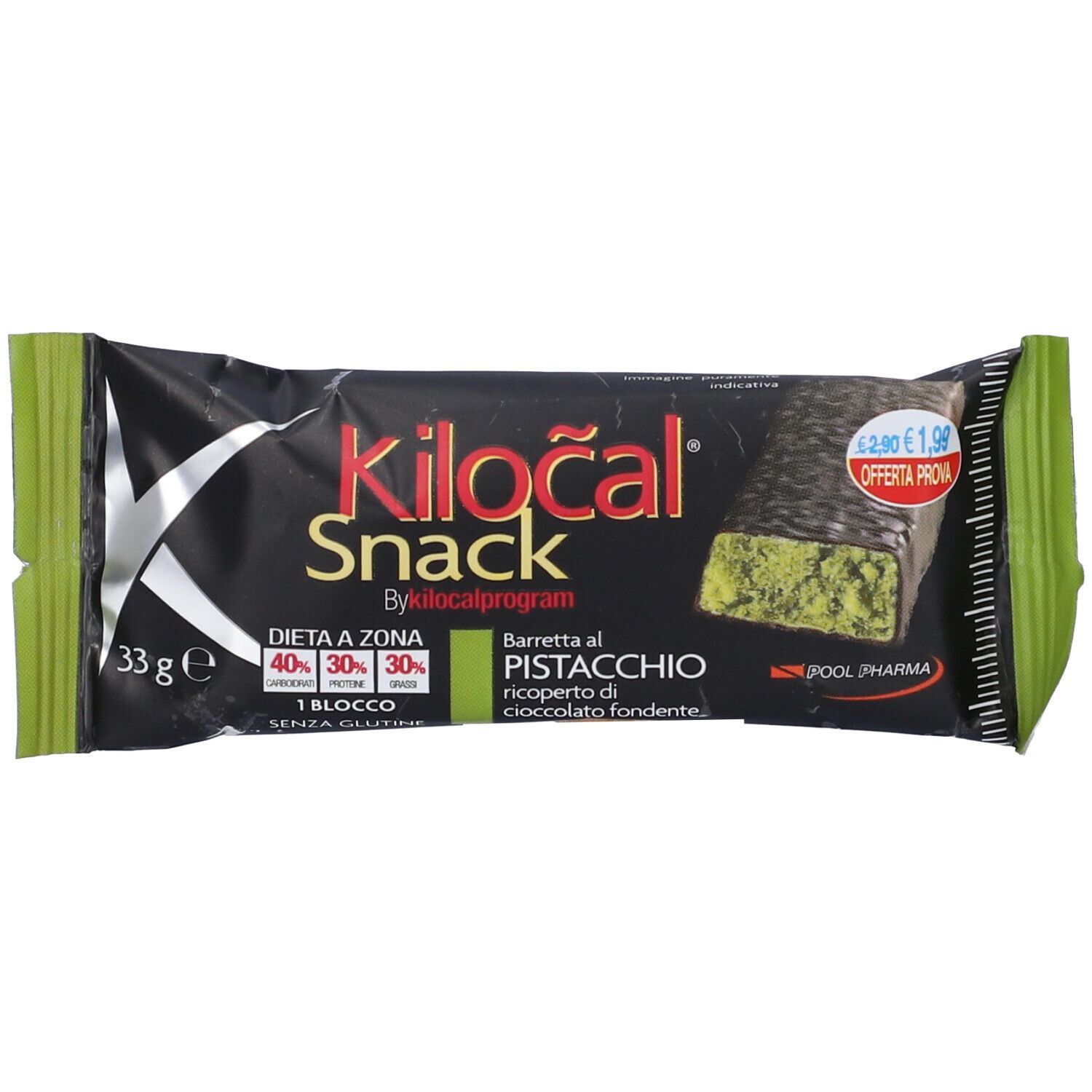 Kilocal Barretta Snack Pistacchio 33 g