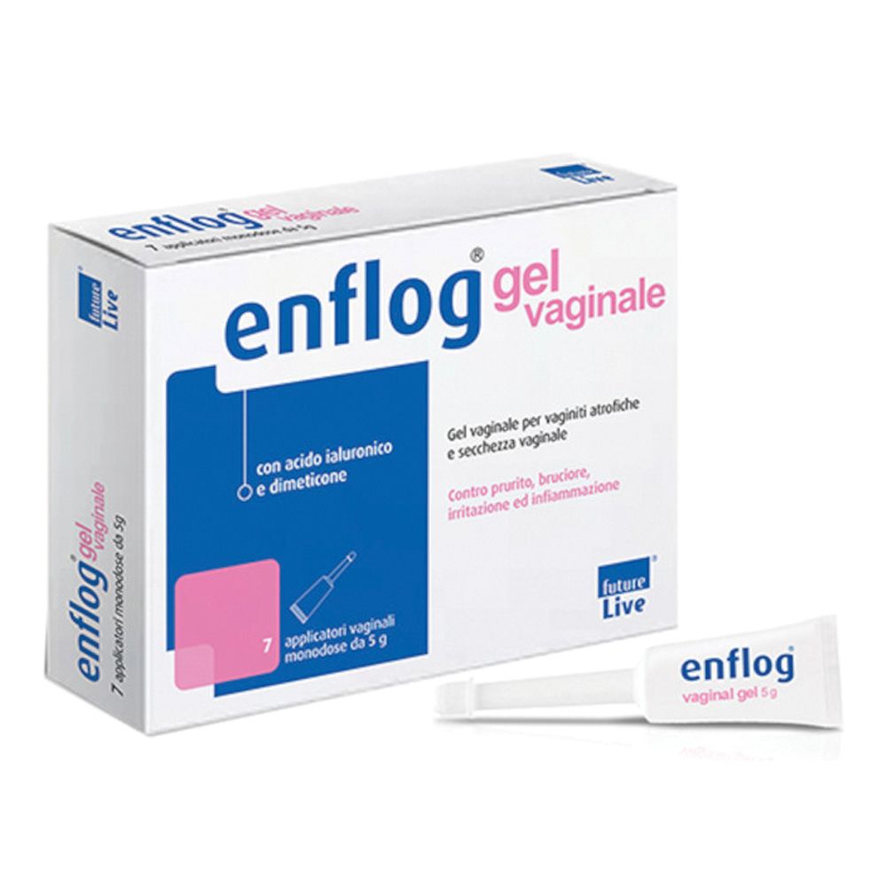 Enflog Gel Vaginale 7 Applicatori Monodose Da 5 G