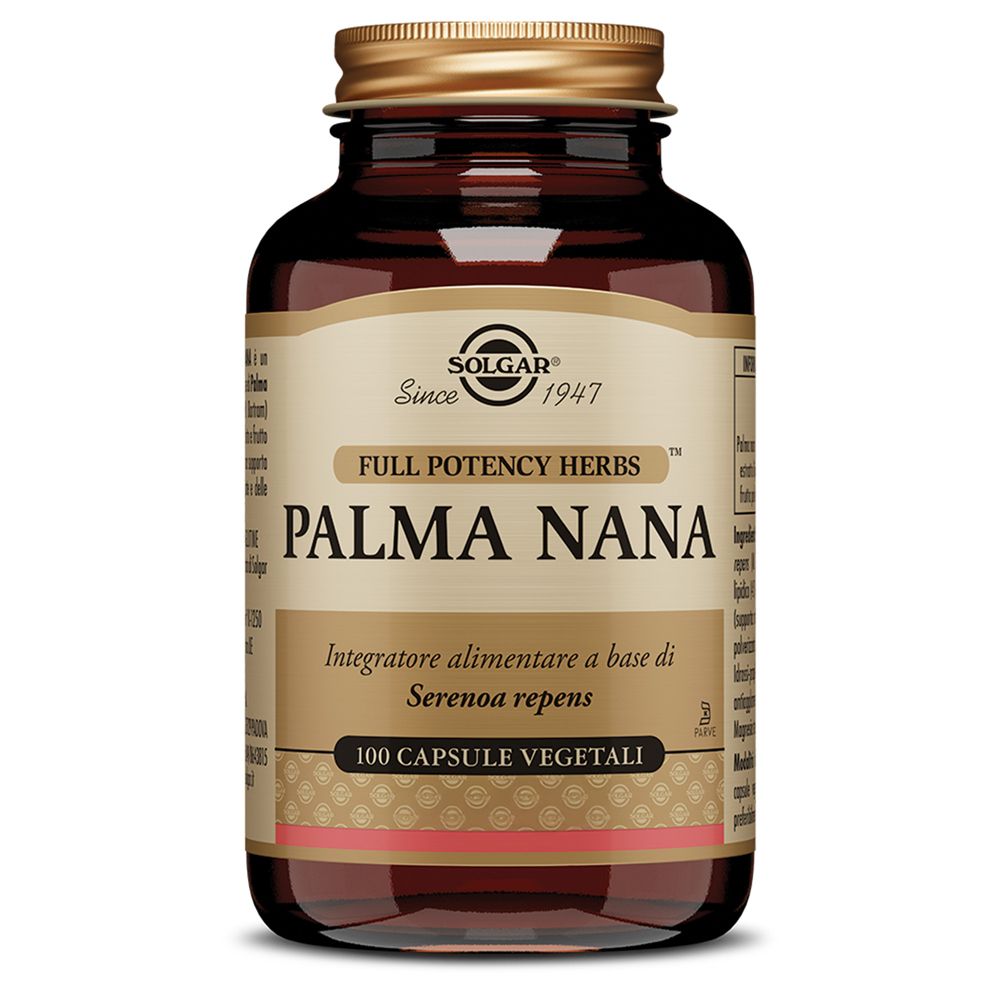 Solgar Vie Urinarie Solgar® Palma Nana 56,9 G Capsule Bambino