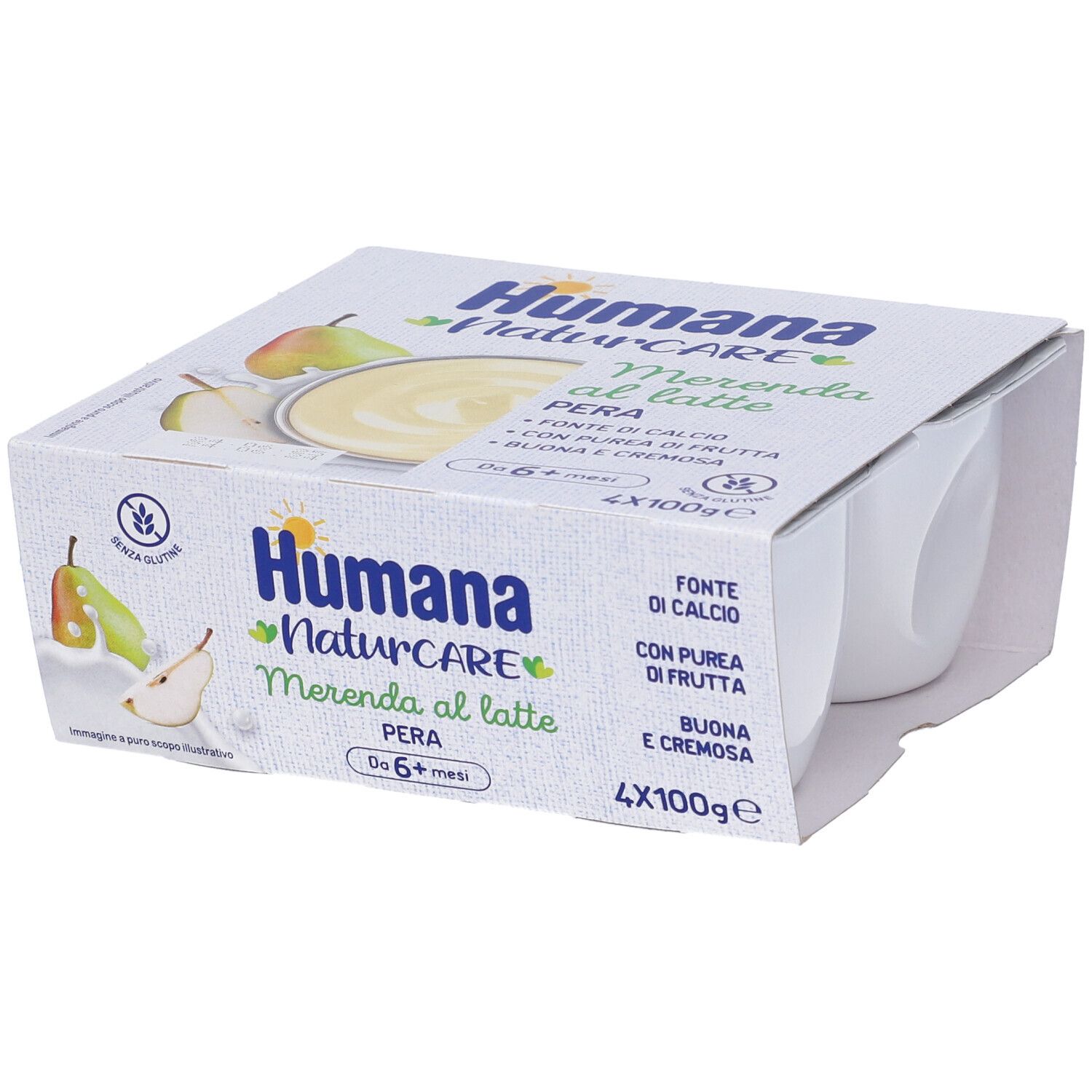 Humana Merenda Al Latte Pera