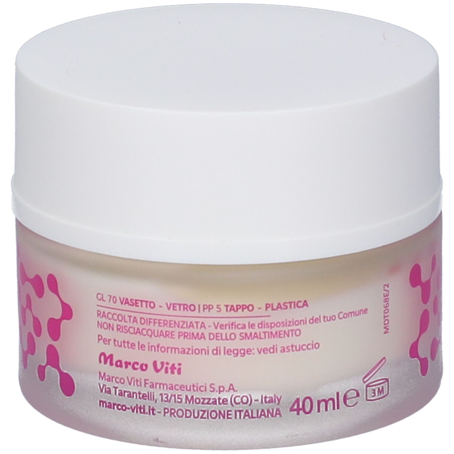 Dr. Viti Collagene Crema Antirughe levigante con coenzima Q10. 40 ml.